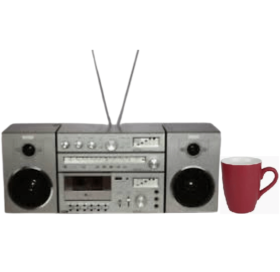 AMSTRAD 8080 mini chaîne hi-fi enceintes détachables 1982
