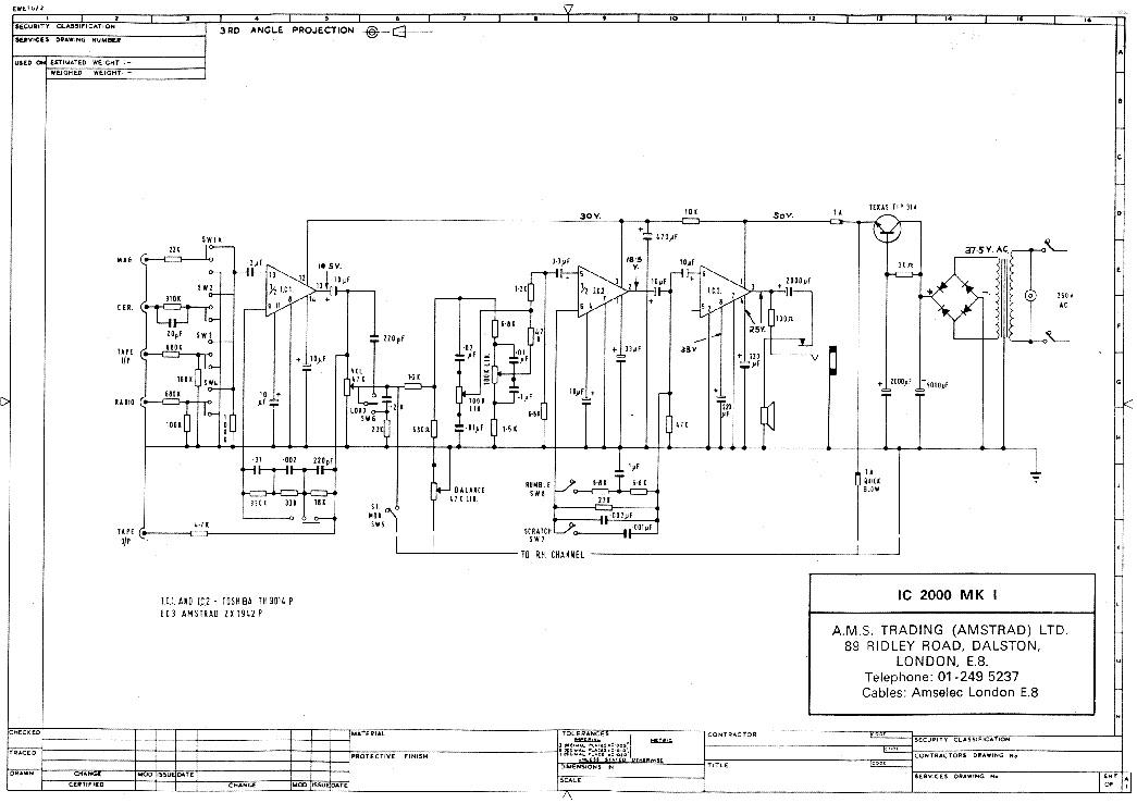 Amstrad Audio IC2000 amplificateur stéréo 2x18W RMS