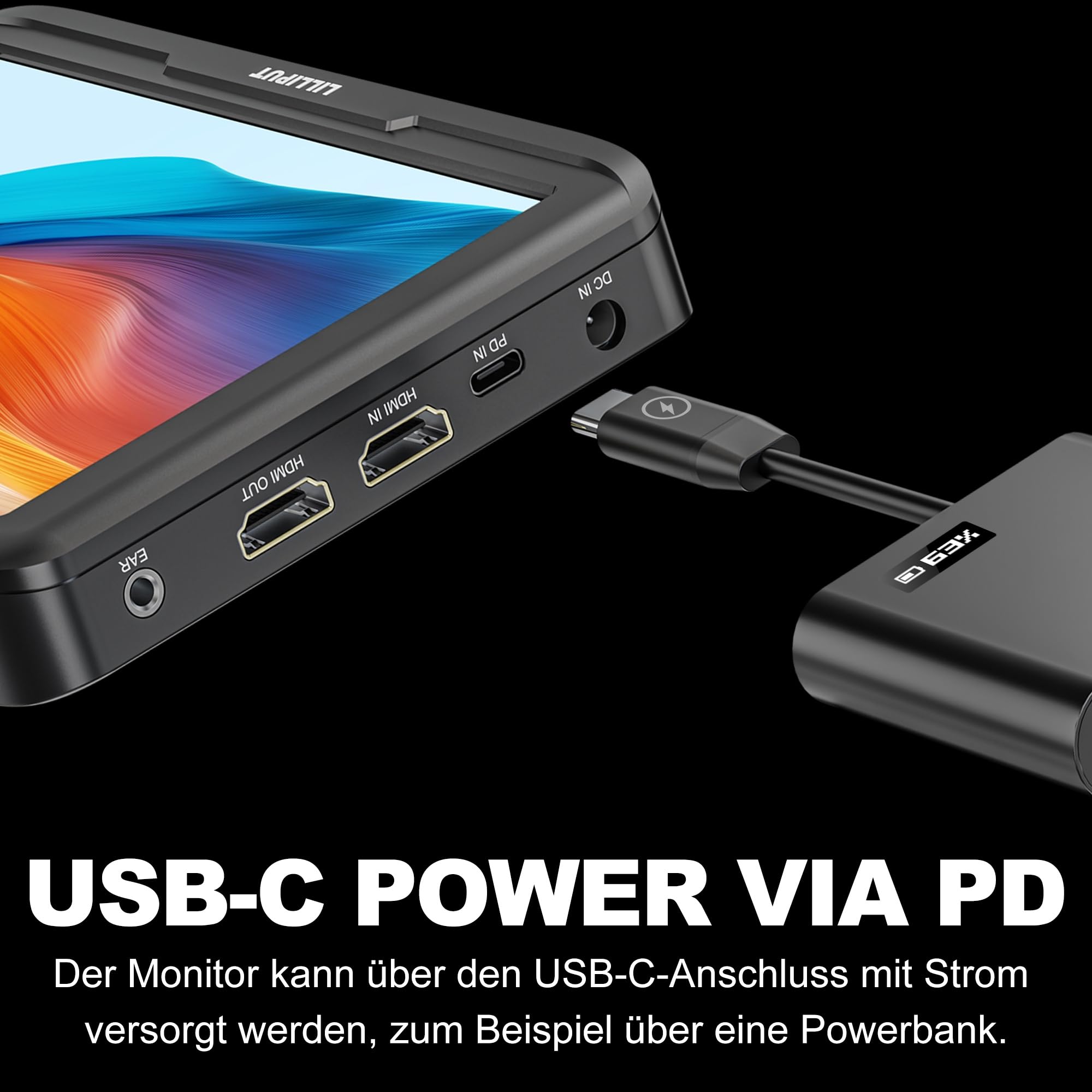 Lilliput V7 moniteur caméra 7" 4K HDMI commande vocale