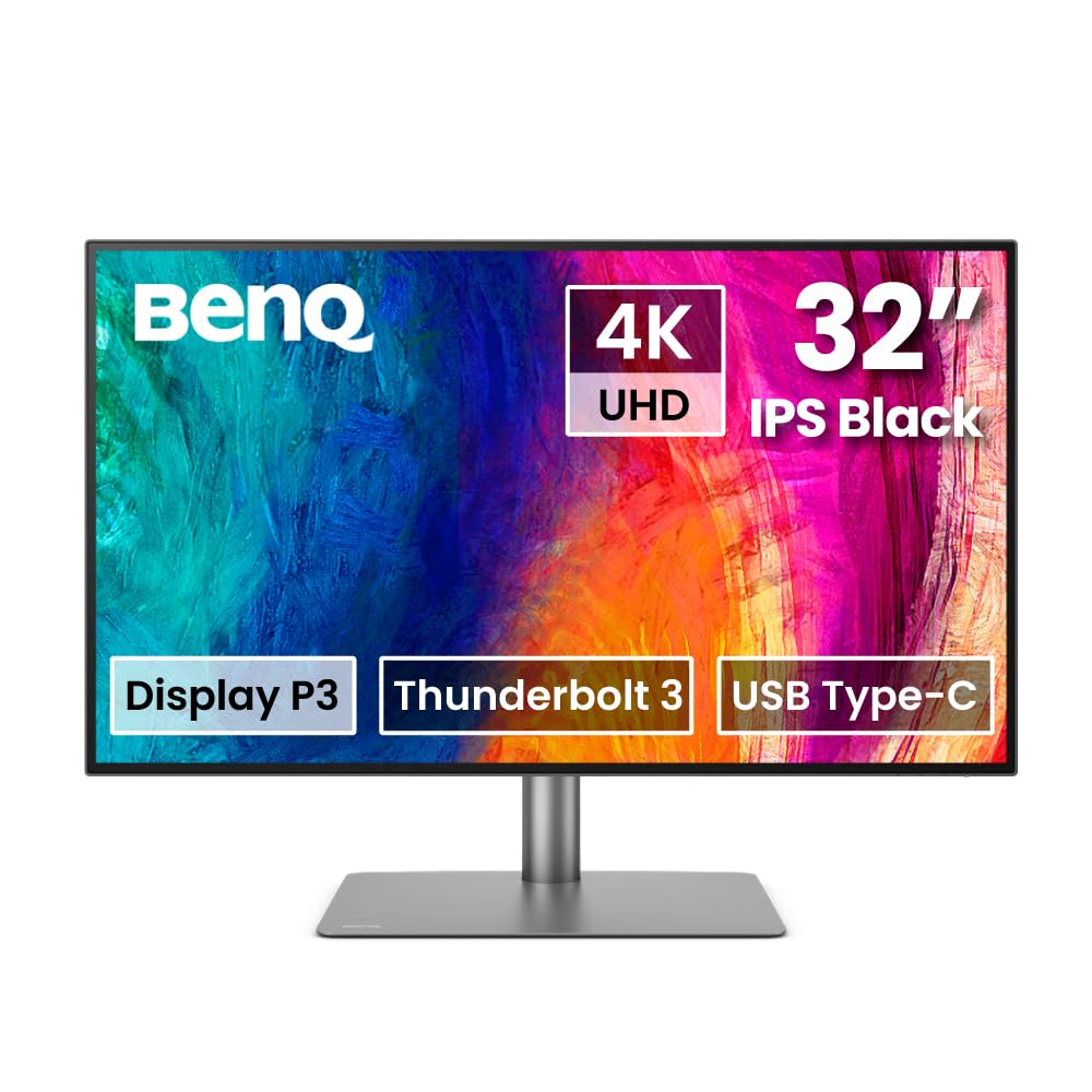 BenQ PD3205UA moniteur 32" 4K IPS USB-C 90W bras ergo