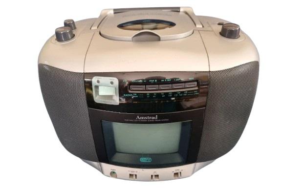 Amstrad CDTV50 combiné TV lecteur CD radio monochrome