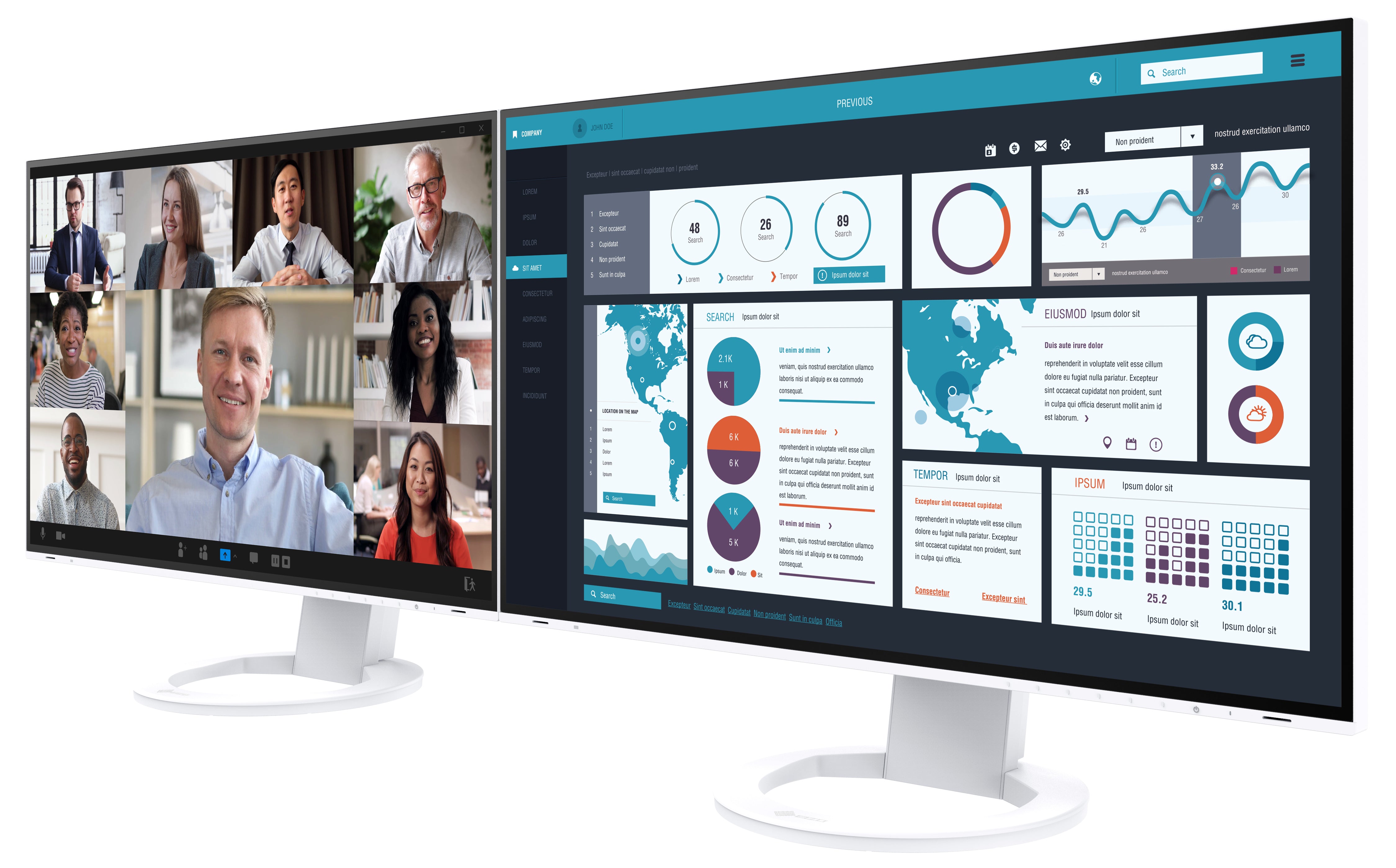 EIZO FlexScan EV2795 moniteur 27" WQHD USB-C noir