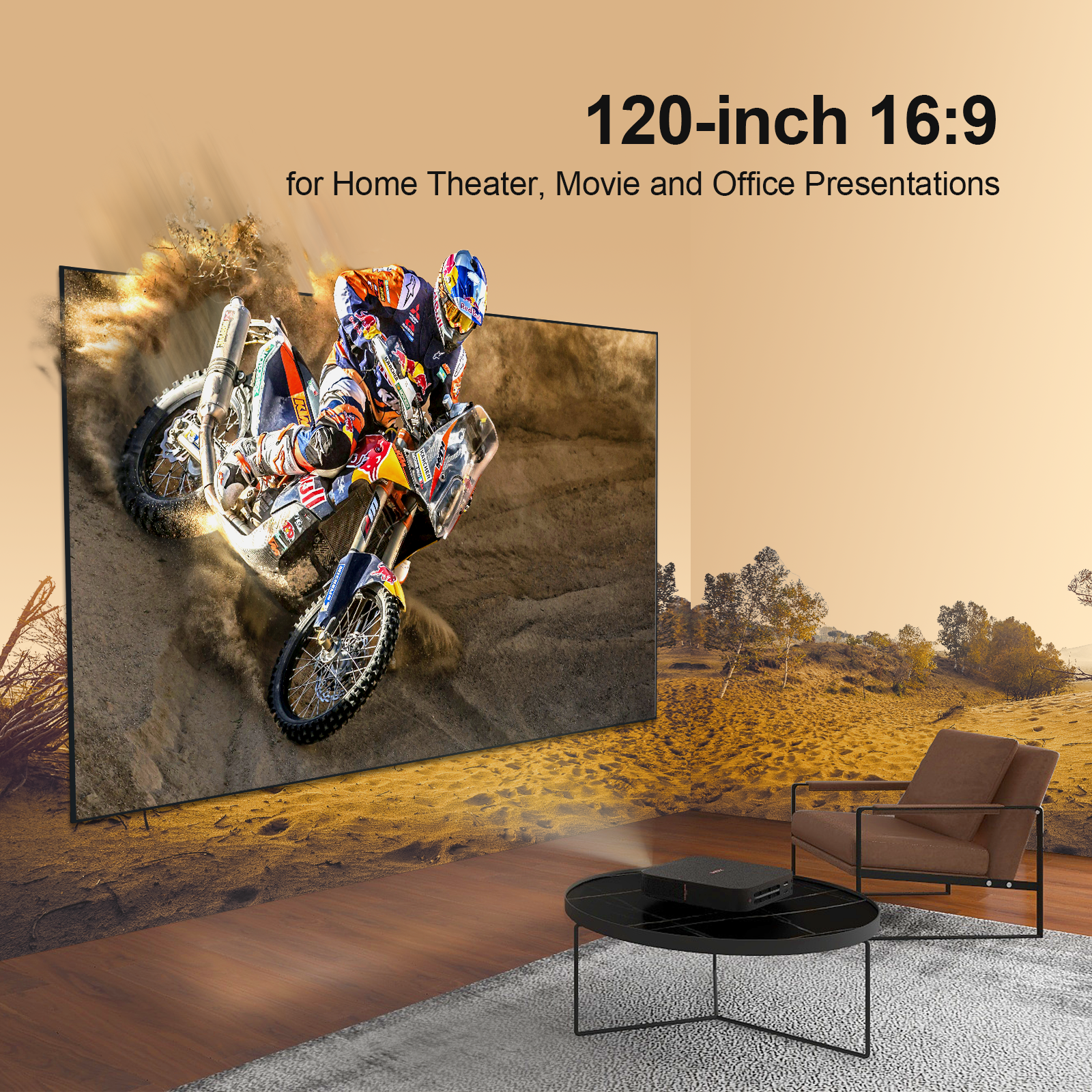 Wemax Projector Screen écran de projection 120 pouces ALR