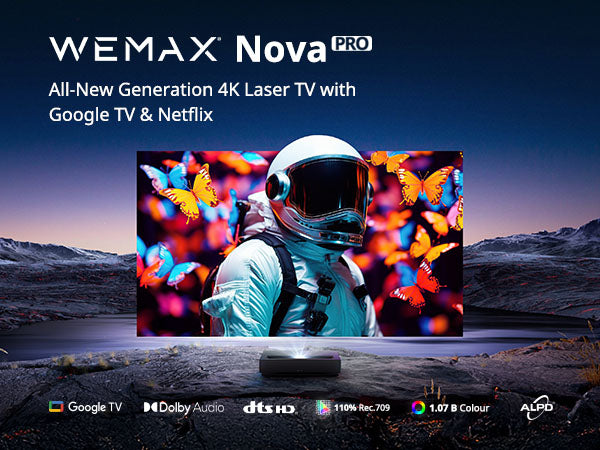 Wemax Nova Pro vidéoprojecteur laser 4K UST 150" HDR