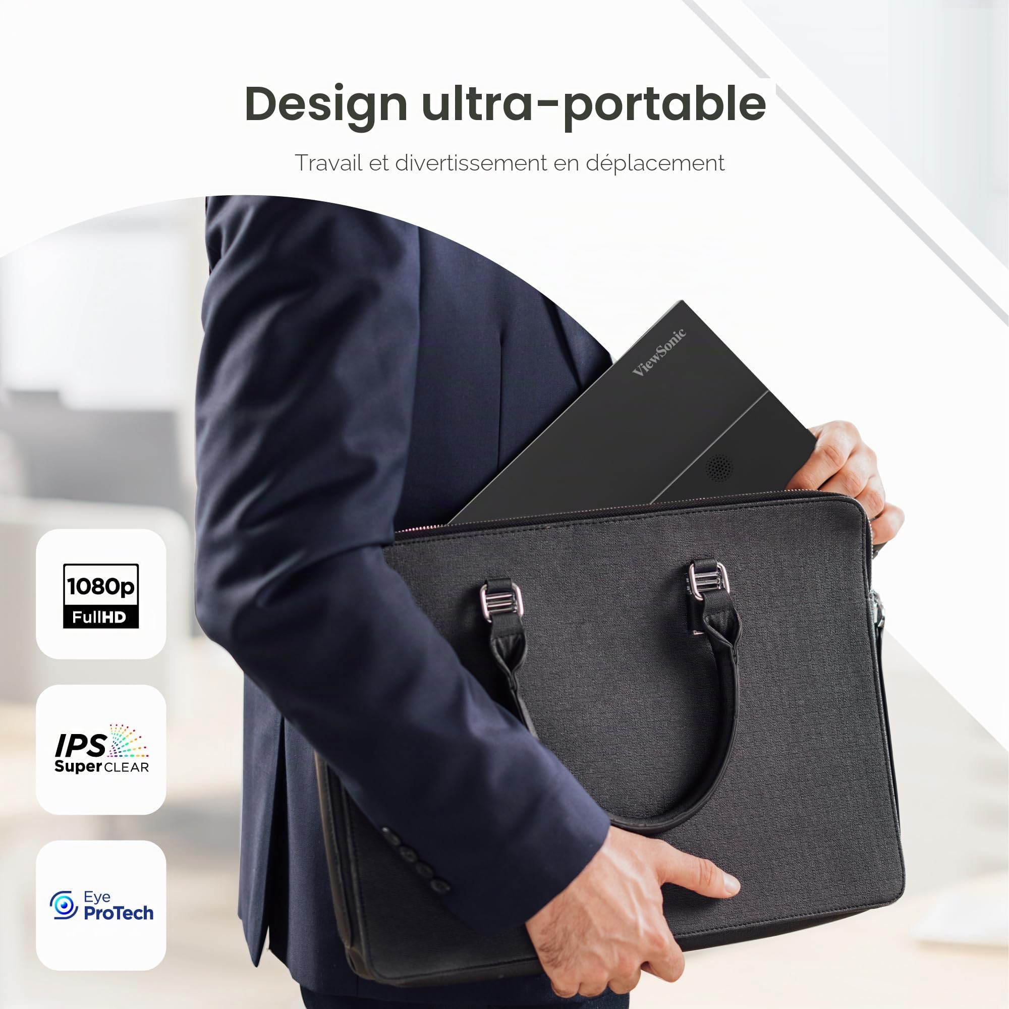 ViewSonic VA1650 moniteur portable 16" FHD IPS USB-C