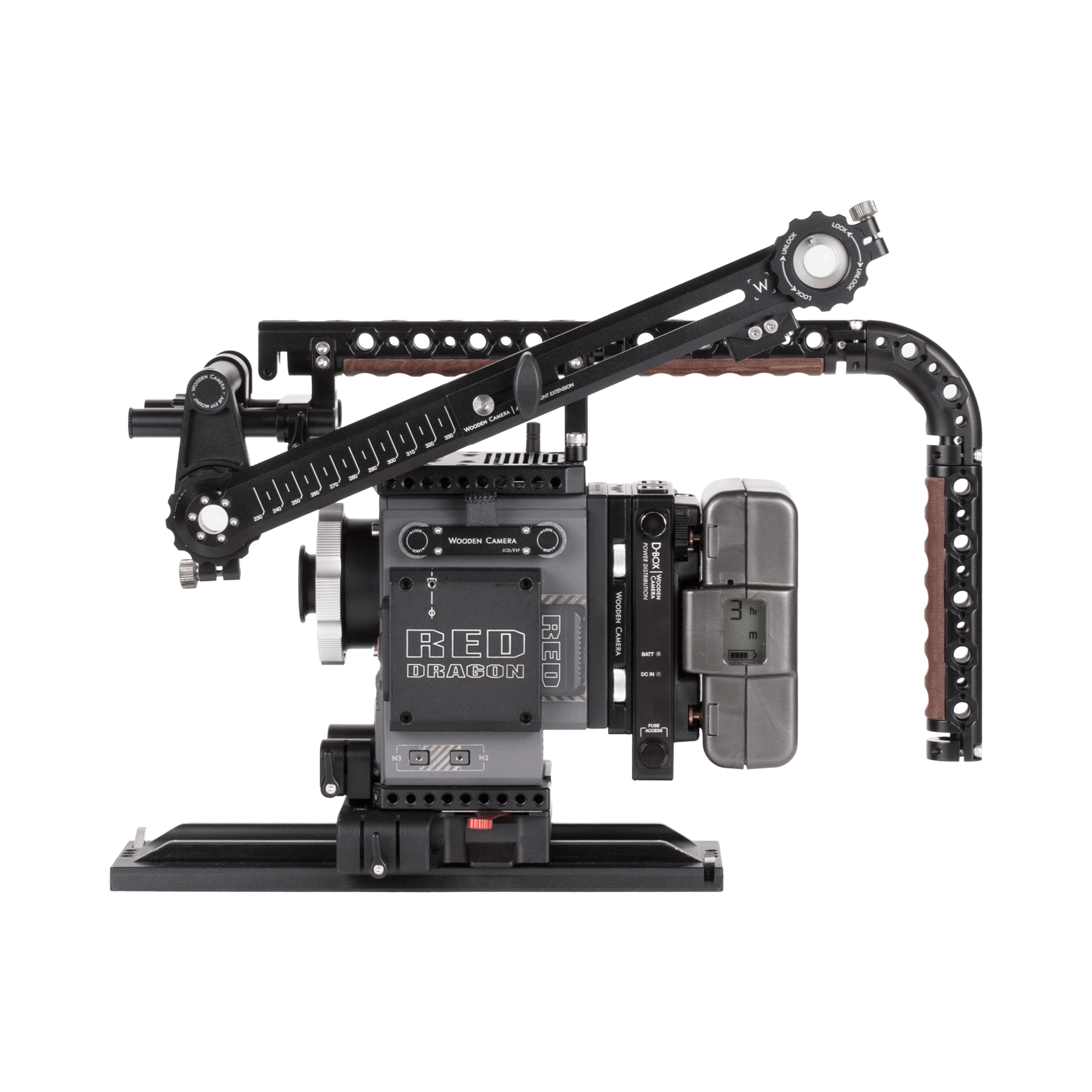 Wooden Camera Ultra Arm AIR EVF Extension Arm bras RED DSMC2