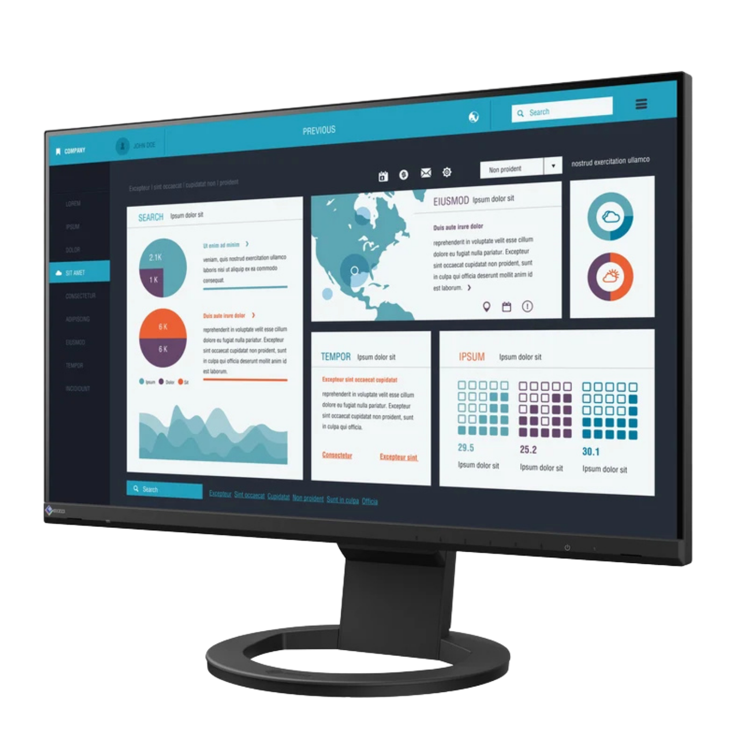 EIZO FlexScan EV2490 moniteur 24" noir bureautique