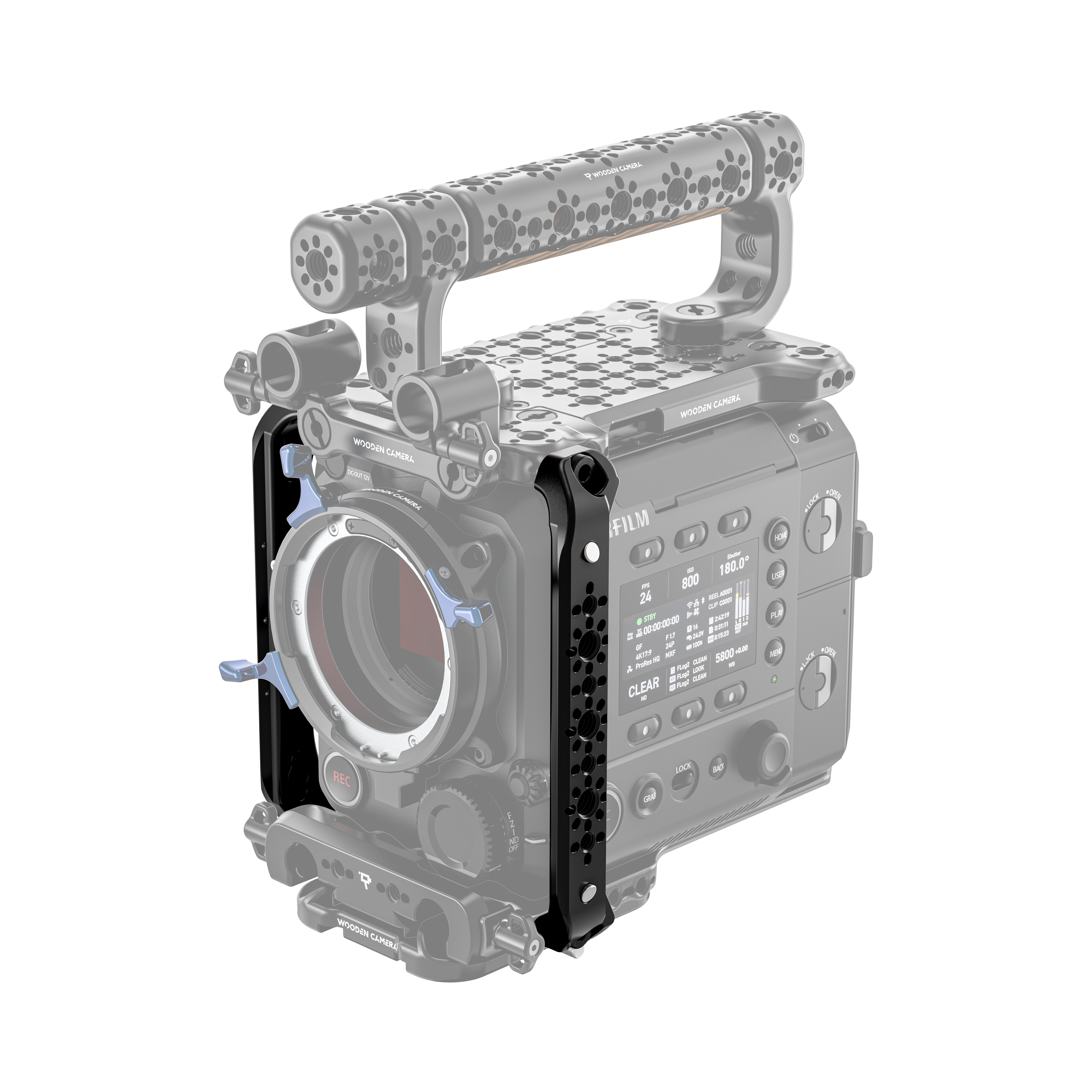 Wooden Camera Side Rail Kit FUJIFILM GFX ETERNA 55 rail