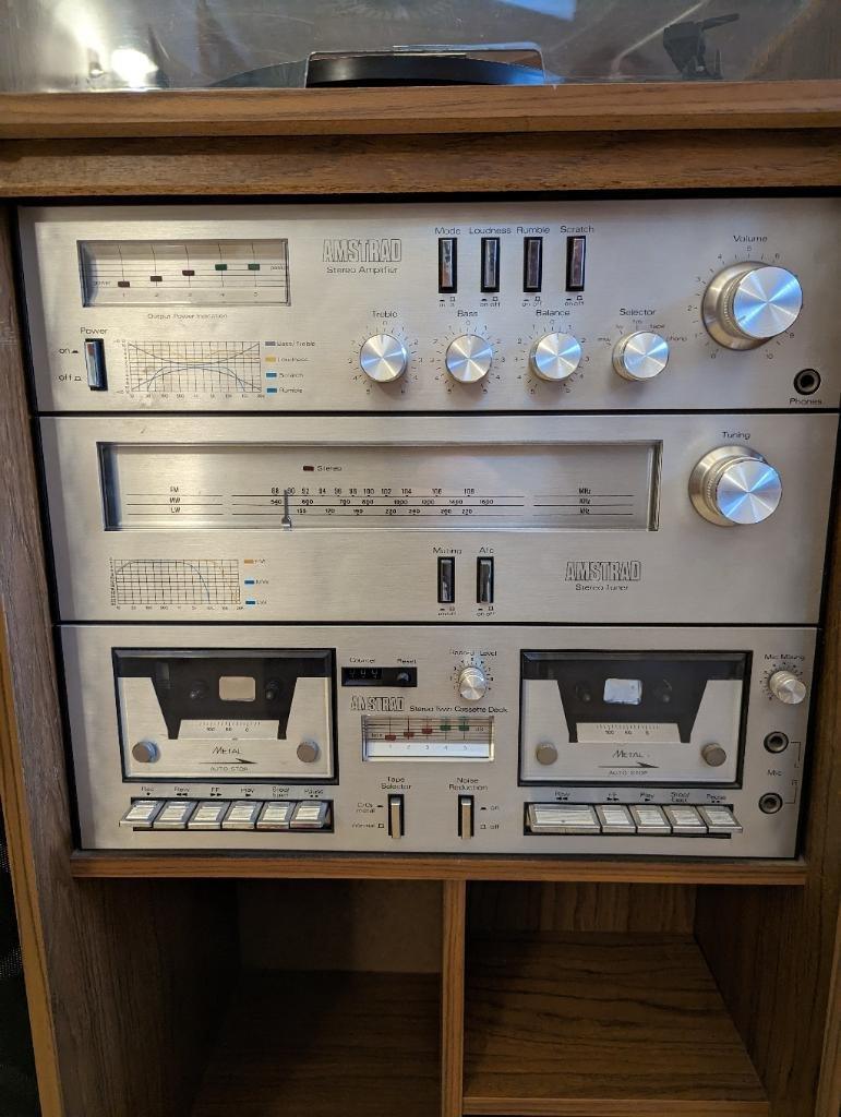 Amstrad TS33 tour stéréo chaîne hi-fi double cassette