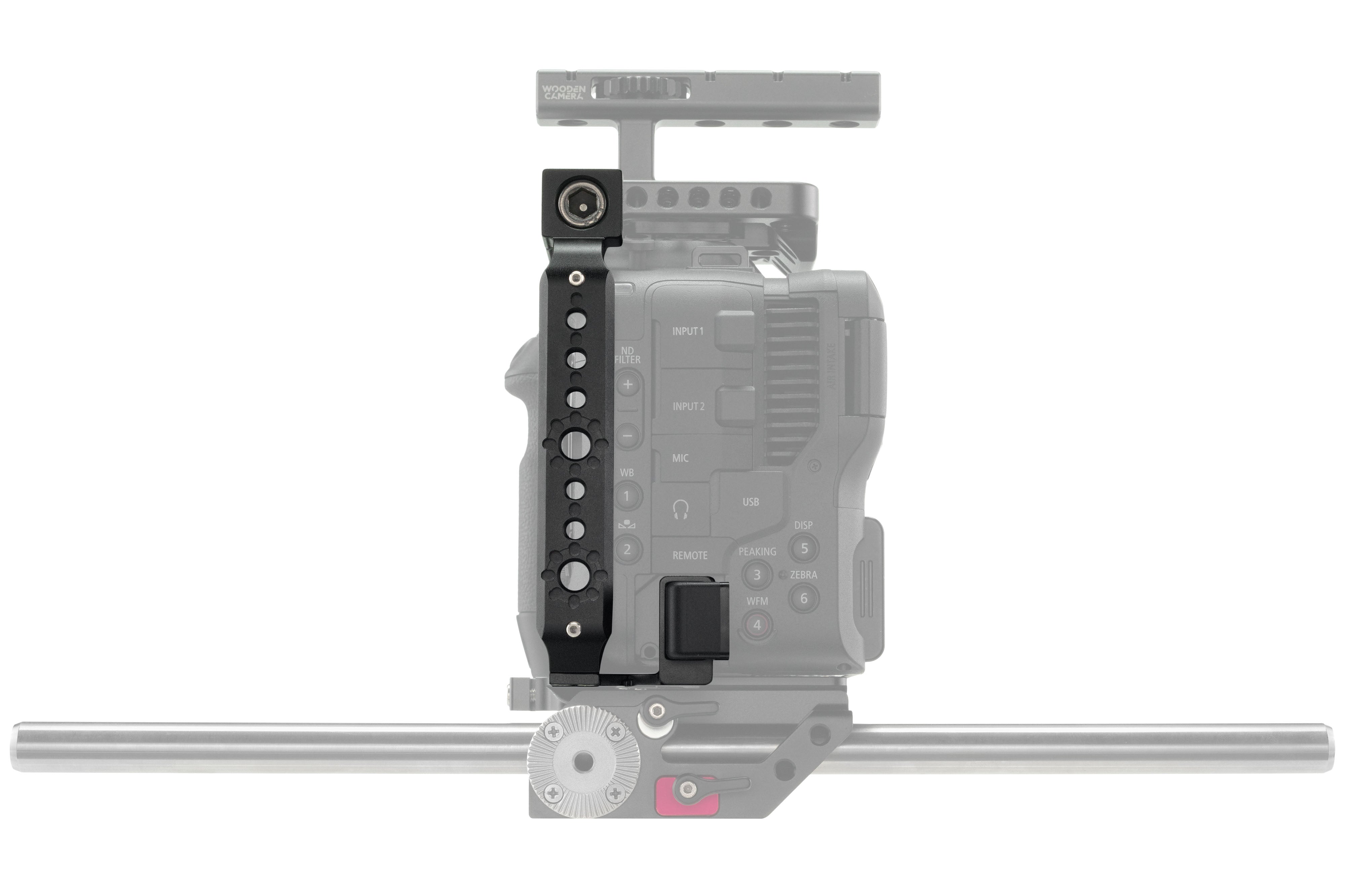 Wooden Camera Safety NATO Bracket Canon C70 support