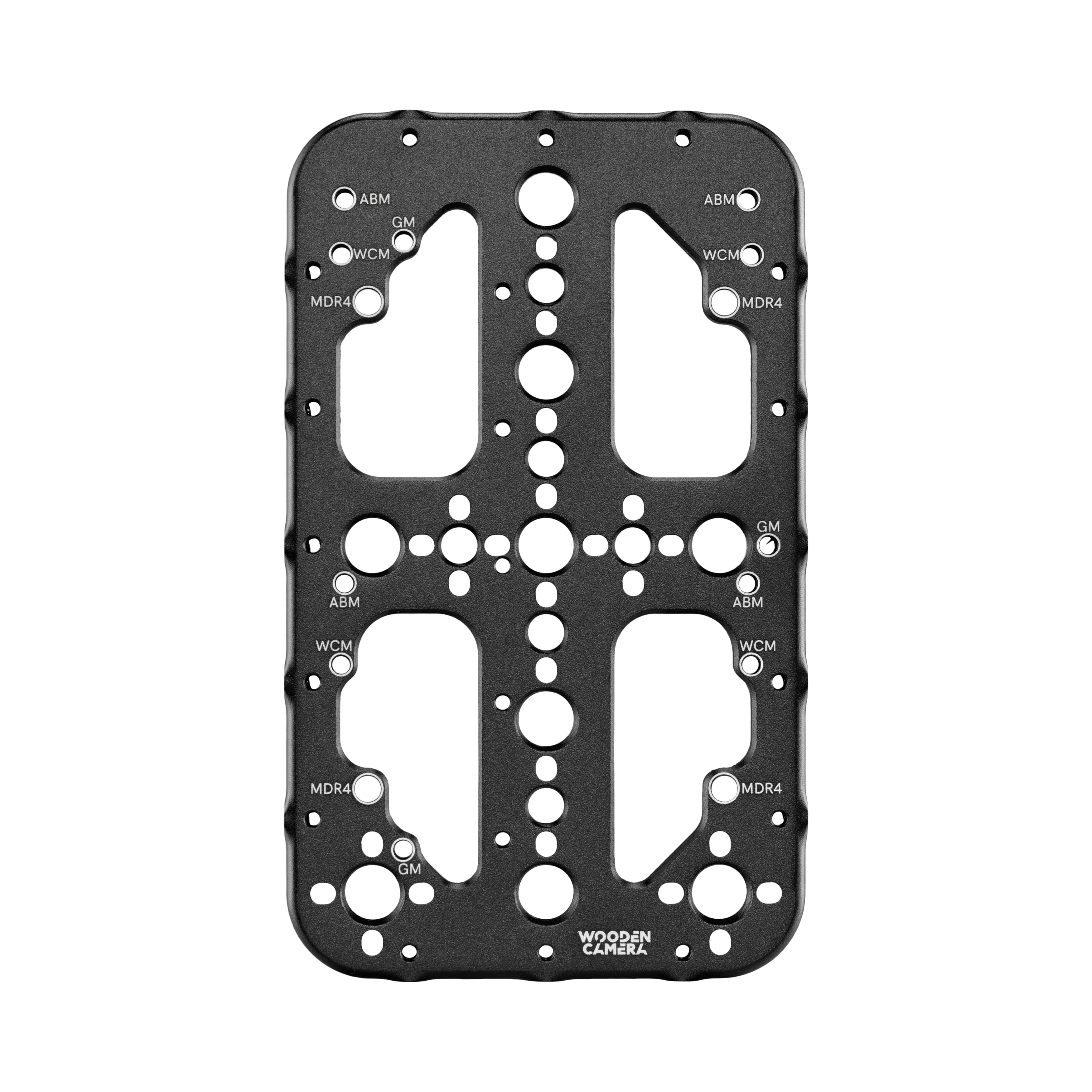Wooden Camera Accessory Plates plaque rig 5x5 alu noir 135g