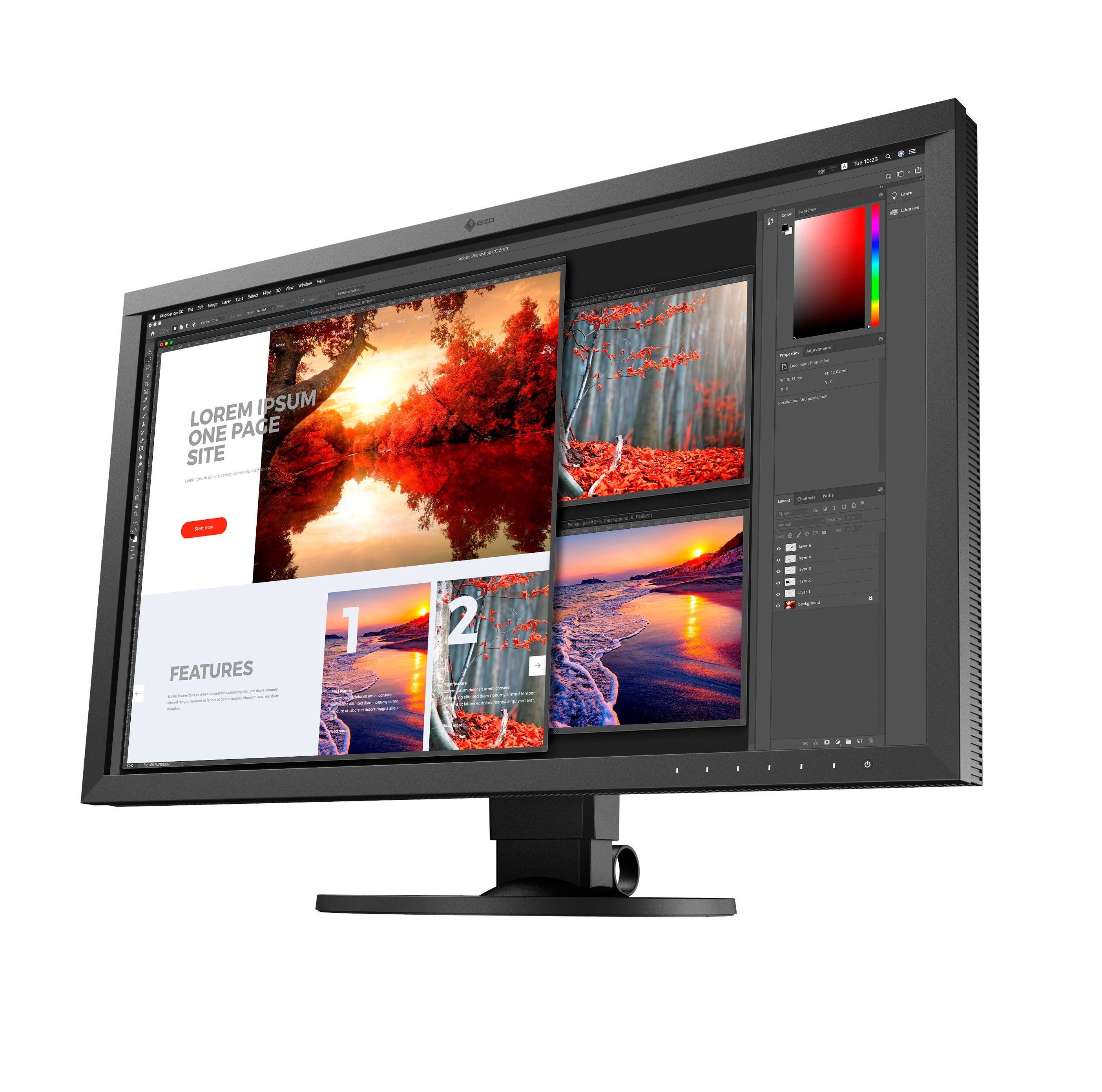 EIZO ColorEdge CS2740 moniteur 27 pouces 4K calibration HDR