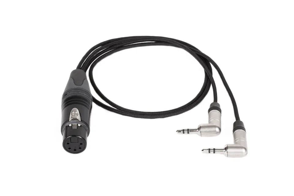Wooden Camera Cables Double Jack 3,5mm vers XLR 5 broches 45cm