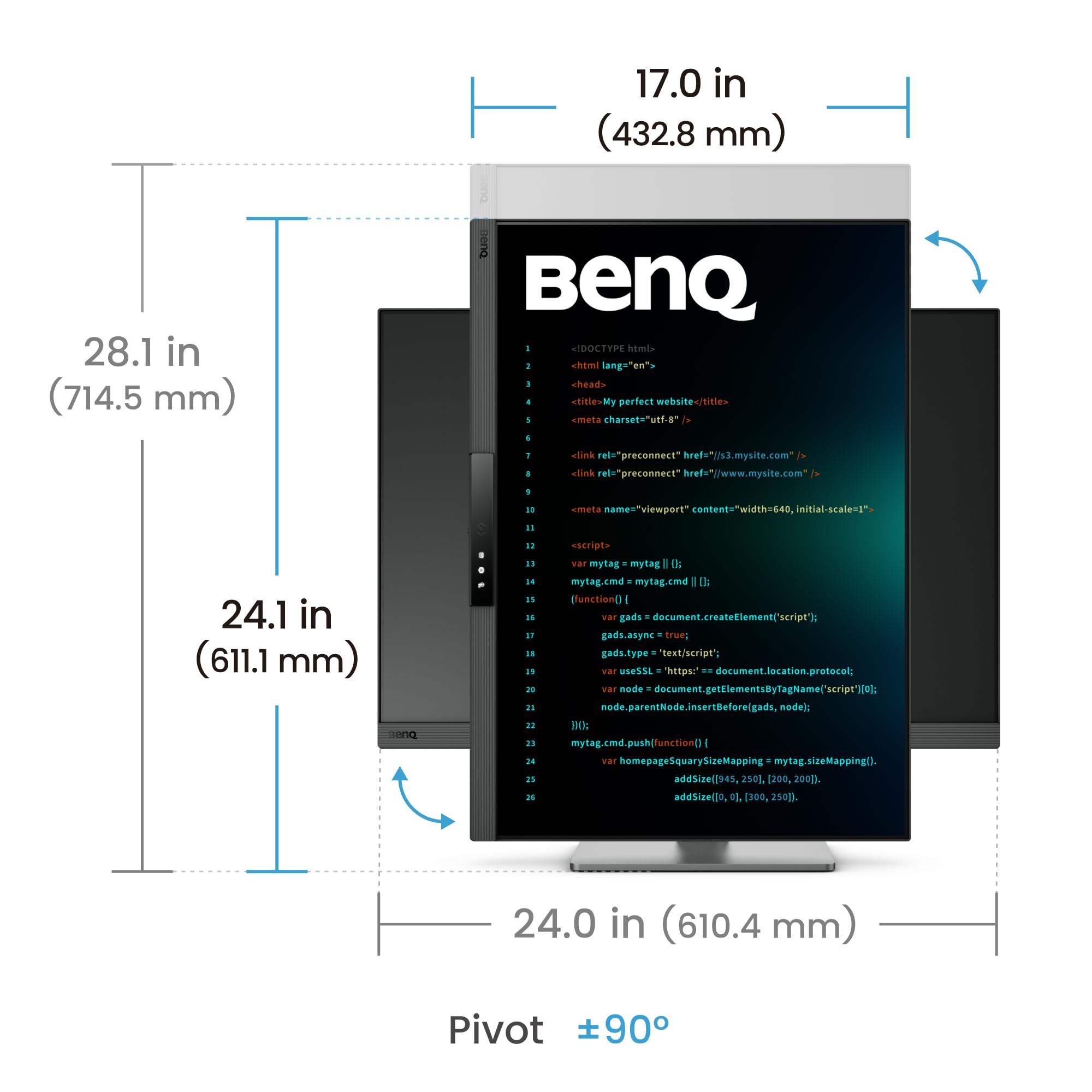 BenQ RD280UG moniteur 28,2" 4K+ 120 Hz 3:2 code