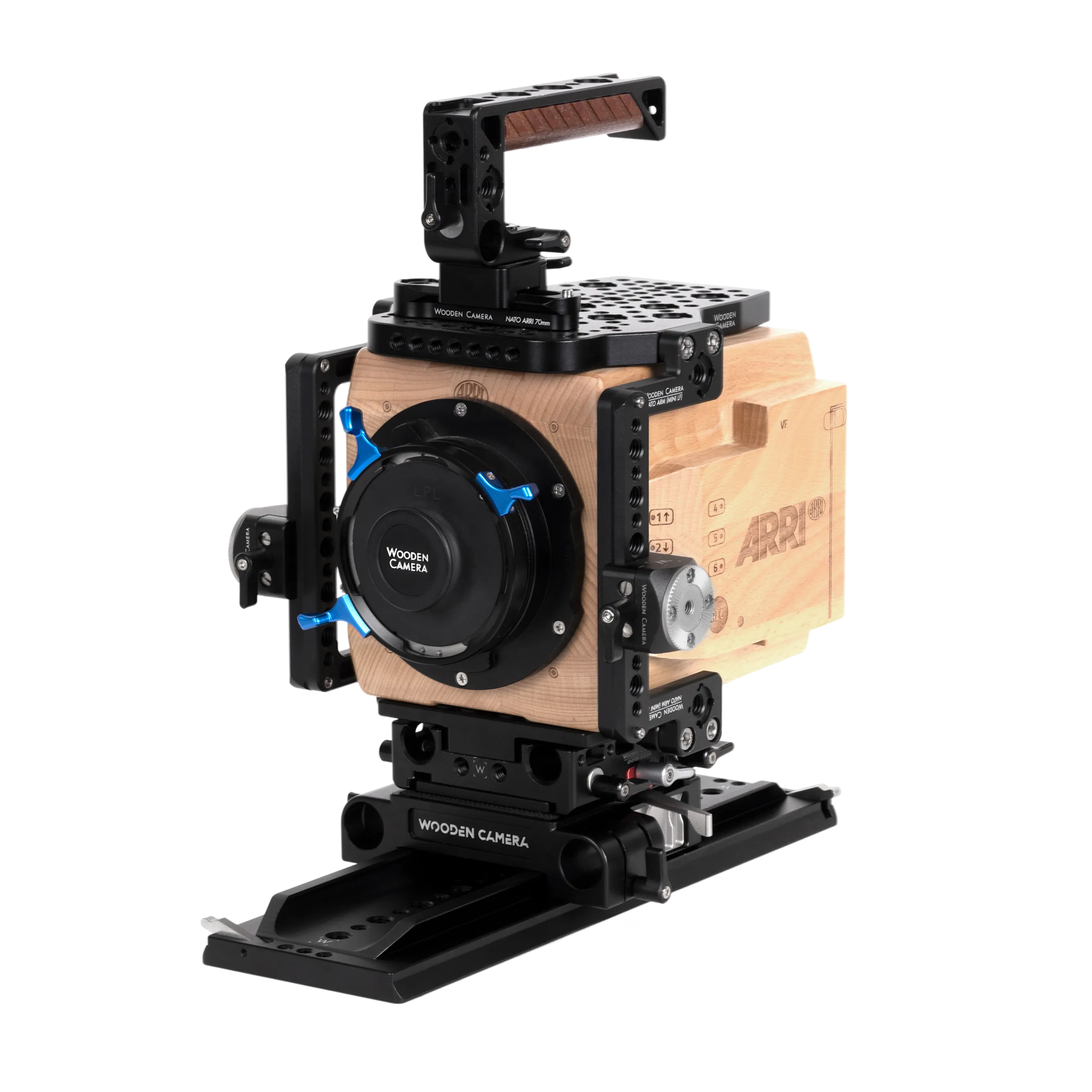 Wooden Camera Camera Support Quick Release Bridge Plate 19mm plaque pontet