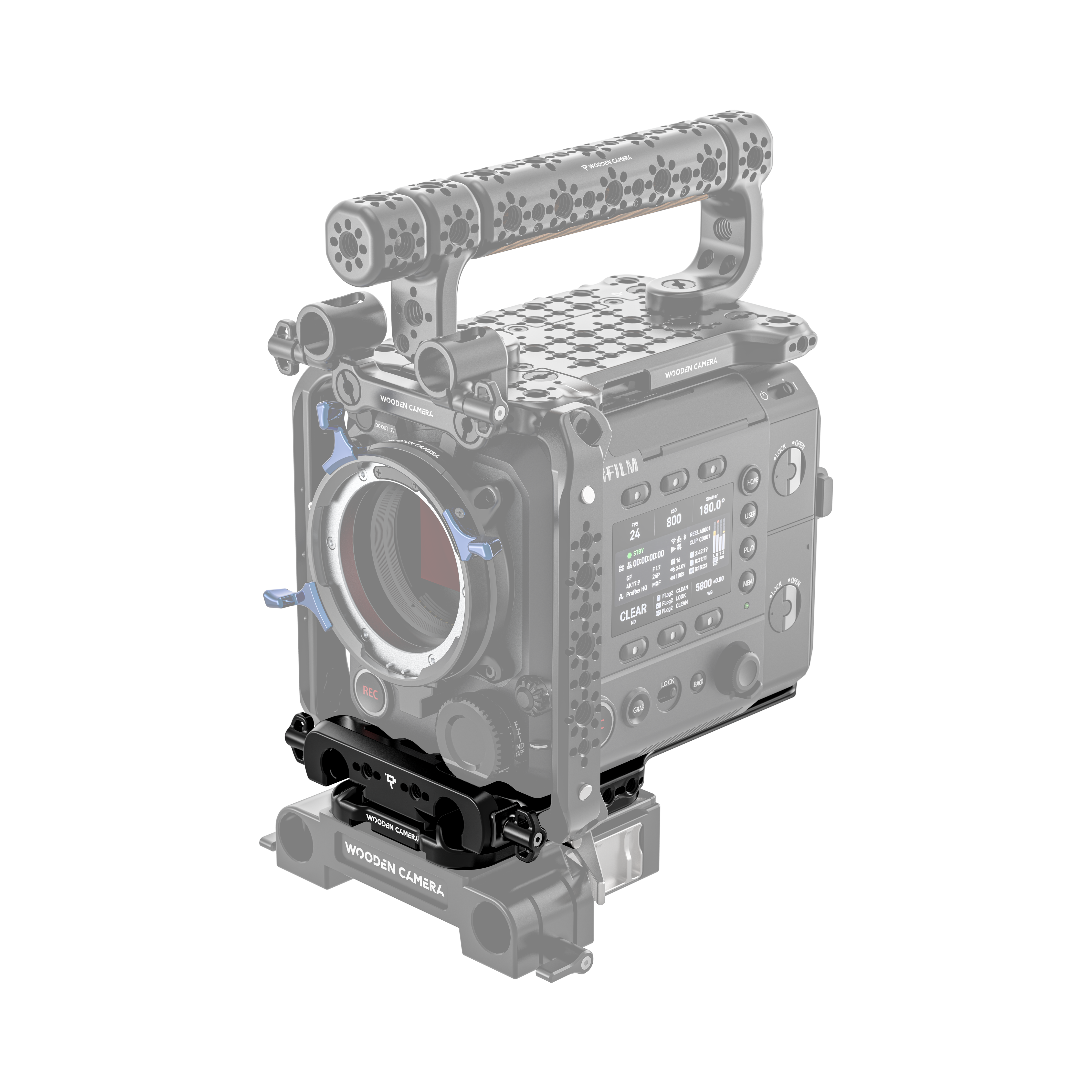 Wooden Camera Base Plate System GFX ETERNA 55 Platine ARCA