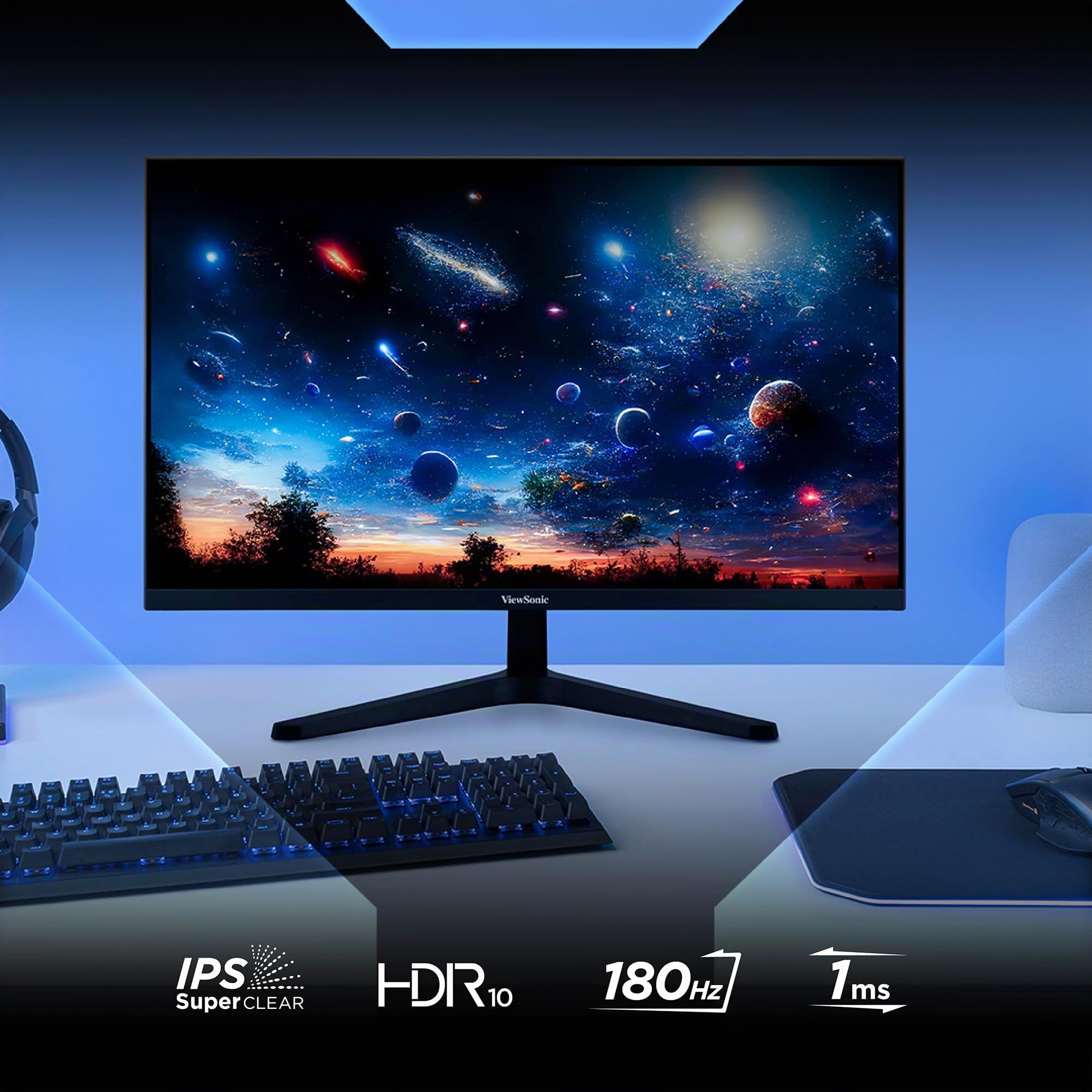 ViewSonic VX27G1-HD Écran PC Gamer 27" 180Hz Full HD IPS