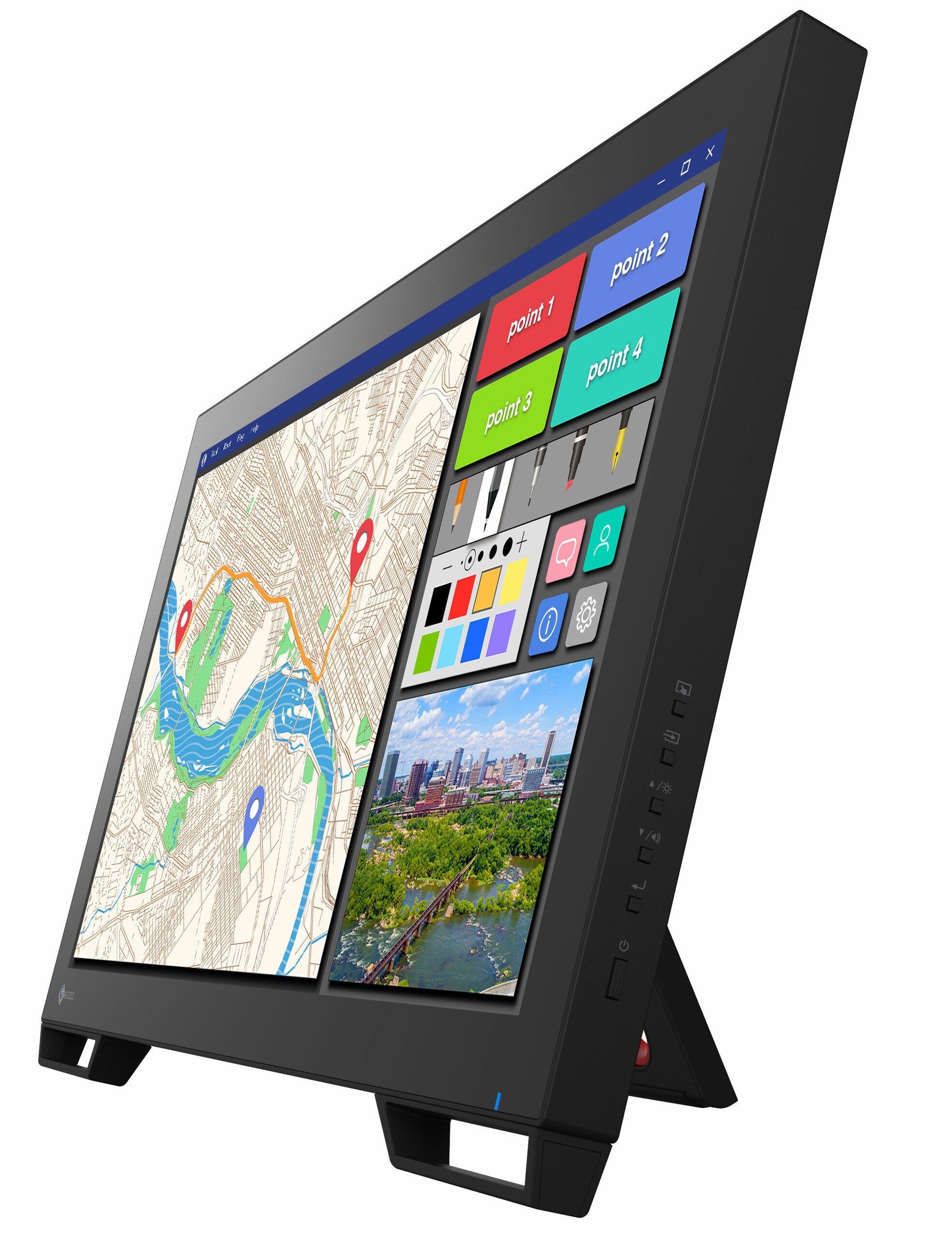 EIZO DuraVision FDF2182WT moniteur tactile 21p occasion