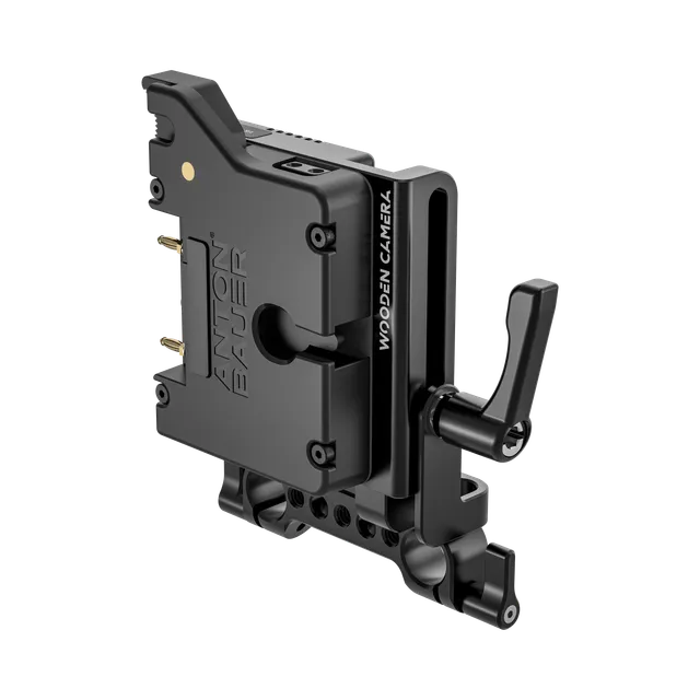 Wooden Camera Power Micro Battery Slide Pro platine Gold Mount