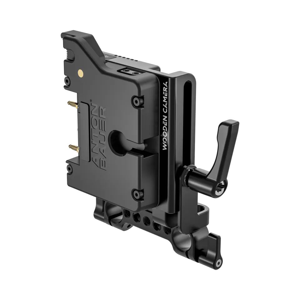Wooden Camera Power Micro Battery Slide Pro platine Gold Mount