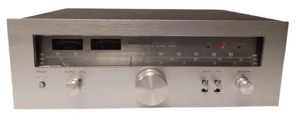 Amstrad Audio EX303 tuner stéréo AM/FM aluminium