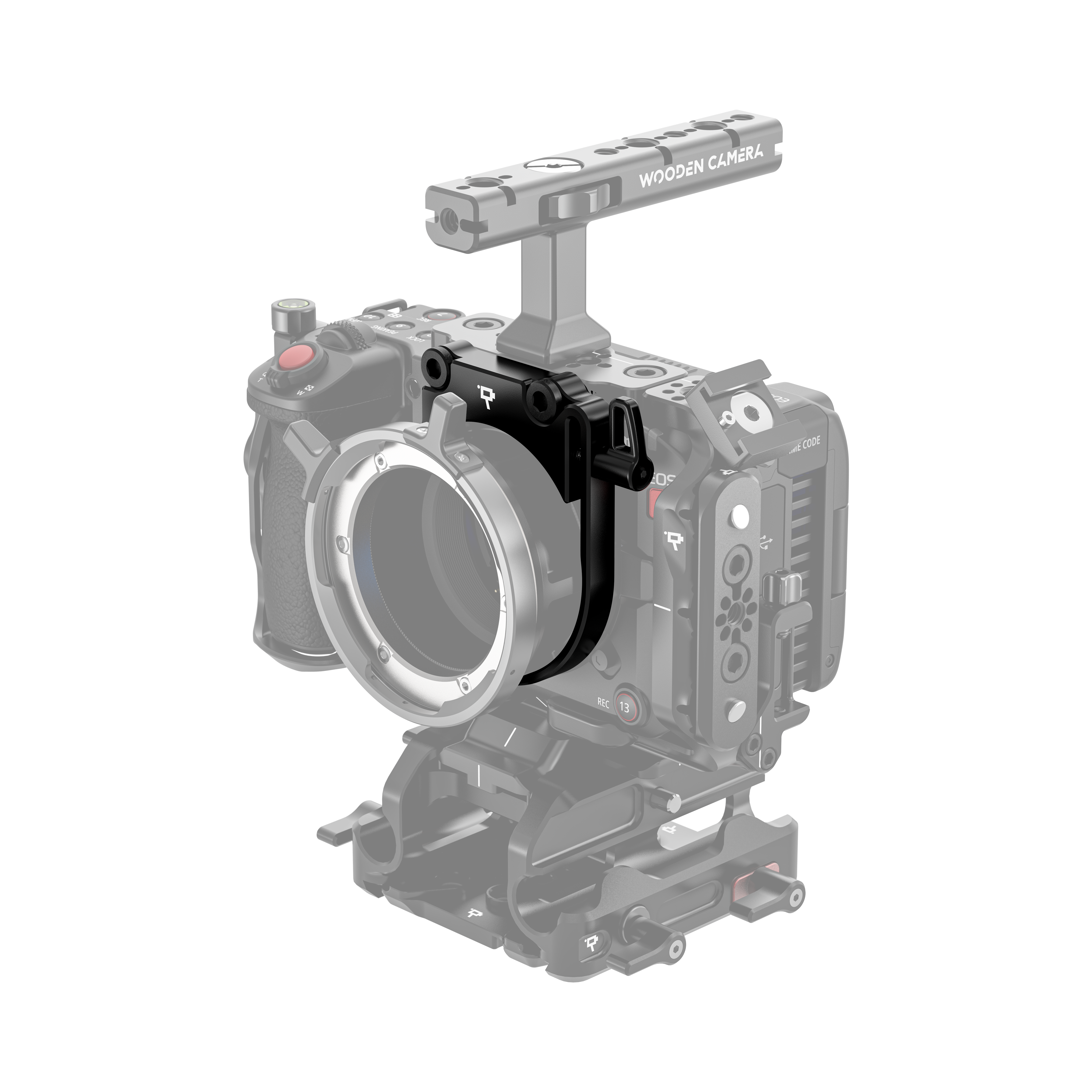 Wooden Camera Lens Supports Support Adaptateur PL Canon EOS C50