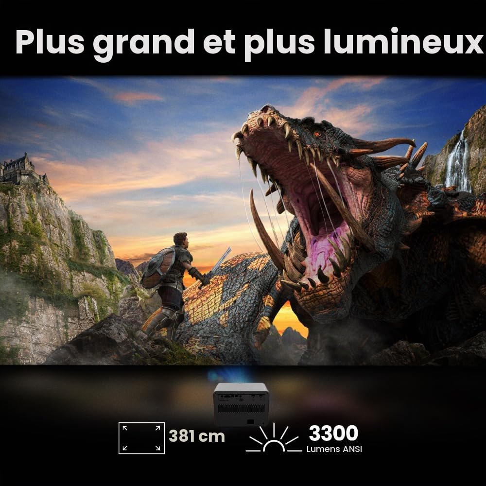 BenQ X3100i Vidéoprojecteur Gaming 4K 3300 Lumens