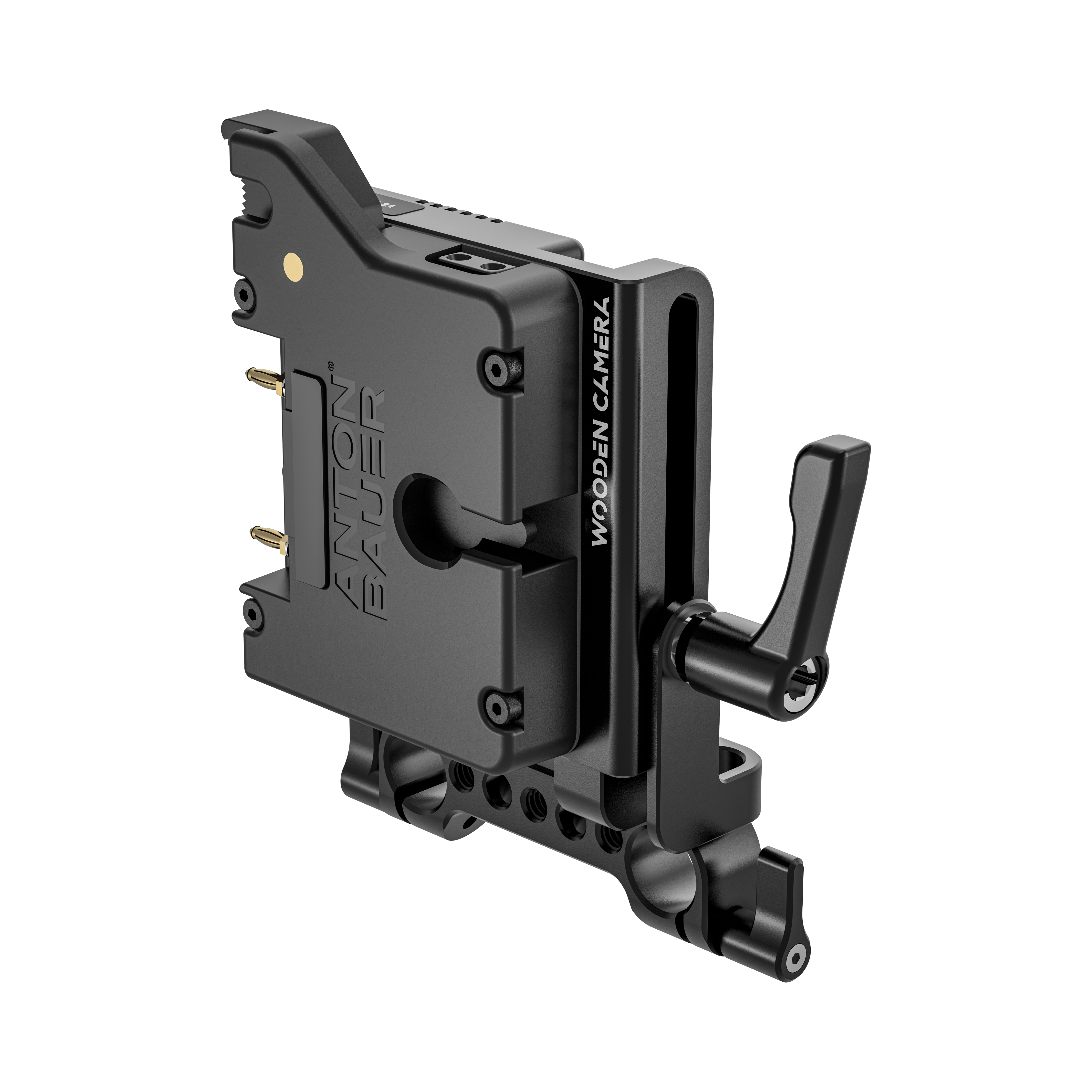 Wooden Camera Power Micro Battery Slide Pro platine Gold Mount