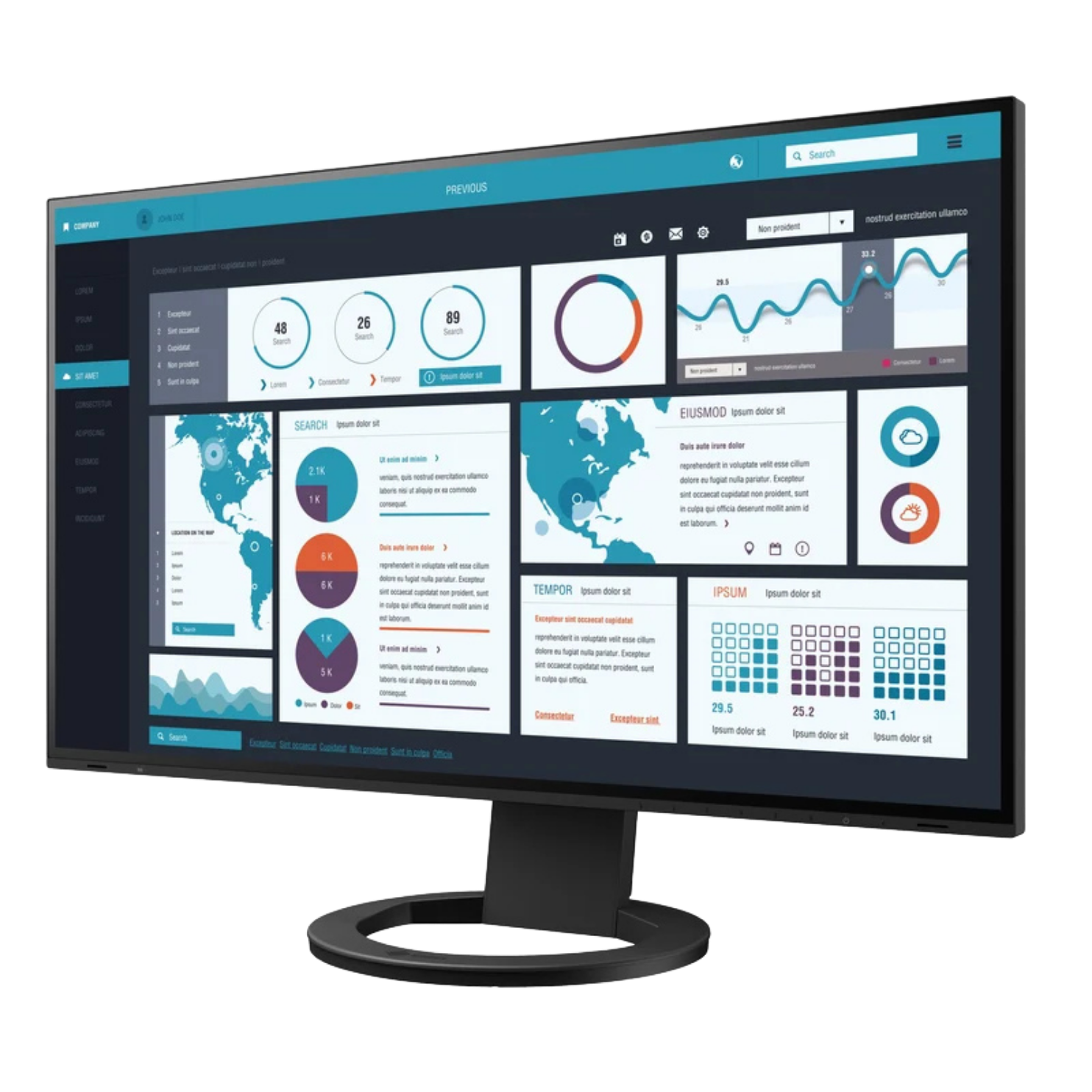 EIZO FlexScan EV2795 moniteur 27" WQHD USB-C noir