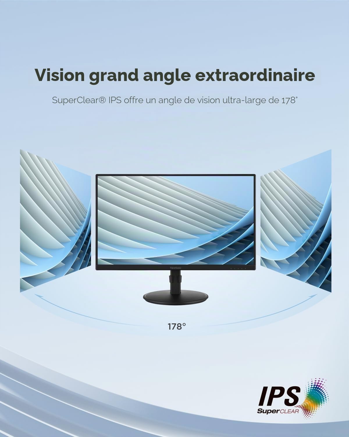 ViewSonic VA2408-HDJ Écran PC 24 Pouces Full HD 100Hz