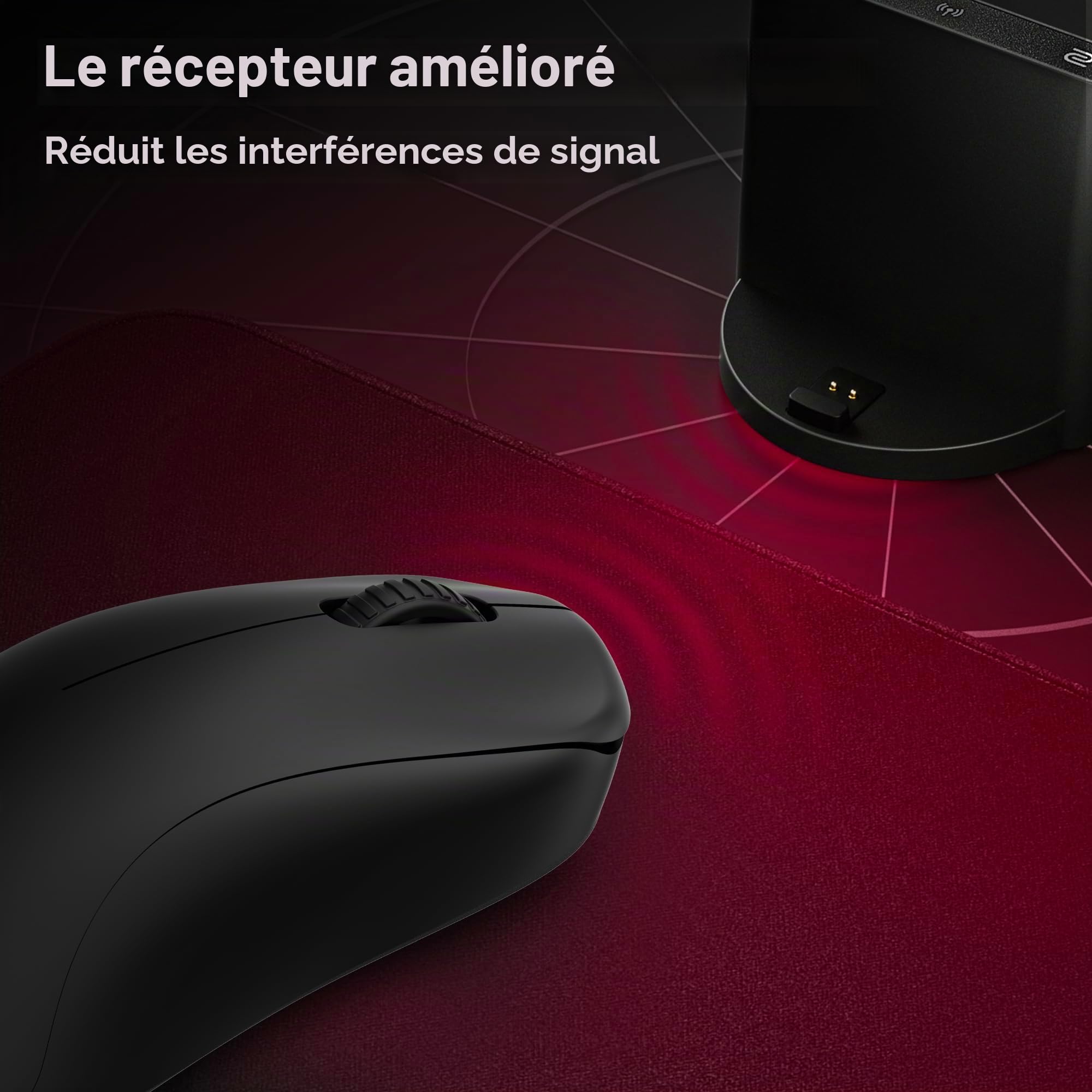 BenQ ZOWIE U2-DW Souris gaming sans fil blanche 4K