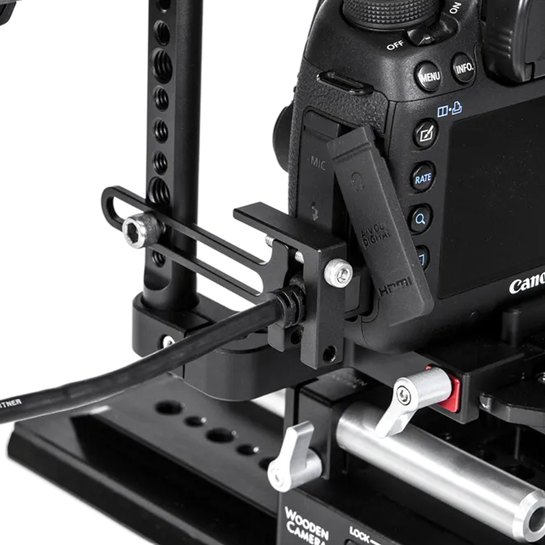 Wooden Camera Cables Cable Clamp serre-câble HDMI BNC