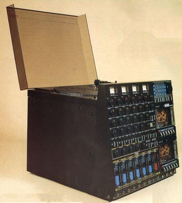 Amstrad Studio 100 chaîne hifi double cassette mixer 1988