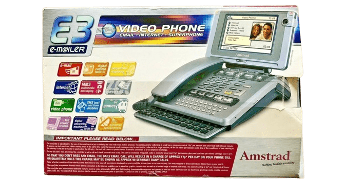 Amstrad Telephone & Fax E3 Emailer Visiophone LCD Couleur
