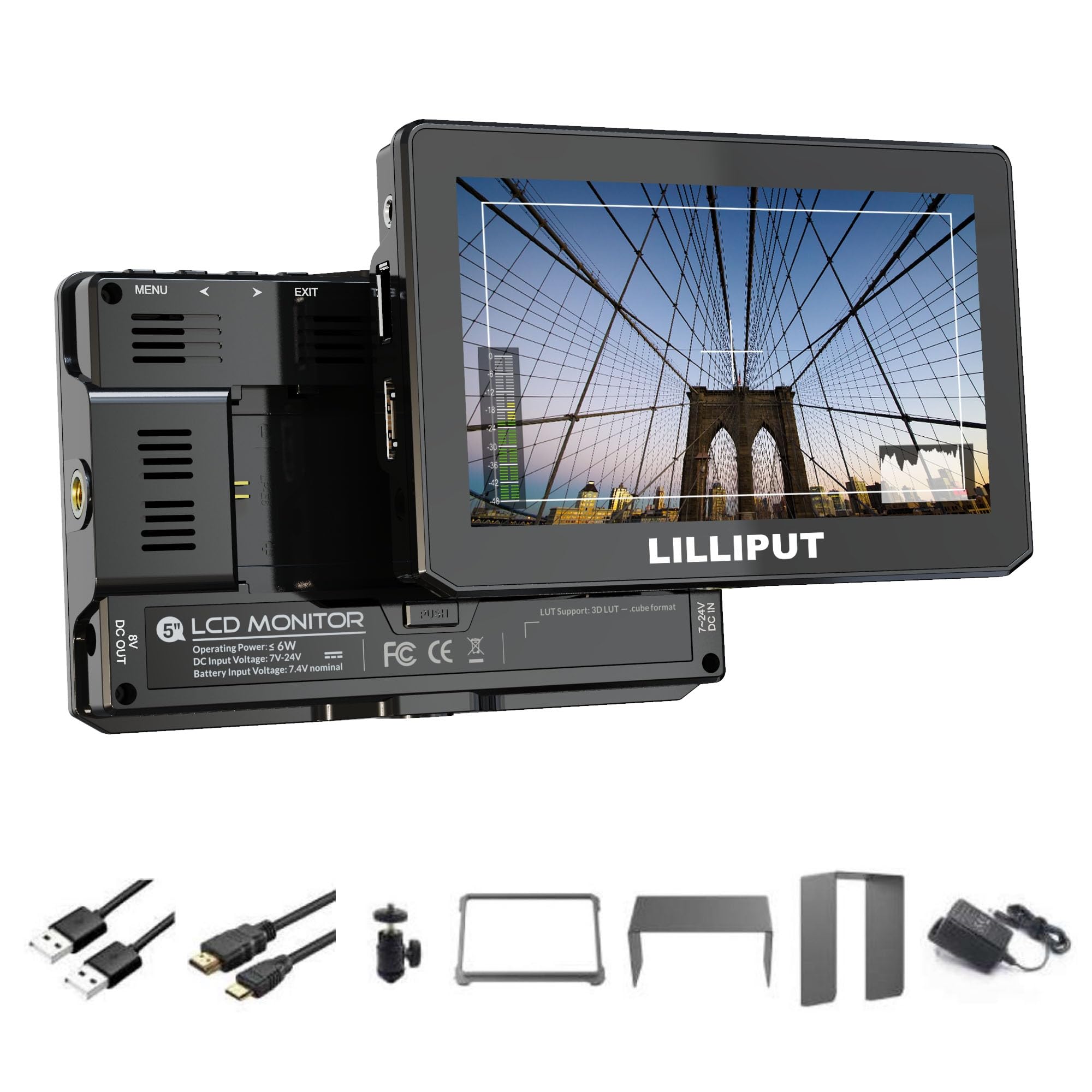 Lilliput T5U T-Series moniteur caméra HDMI USB 3.0