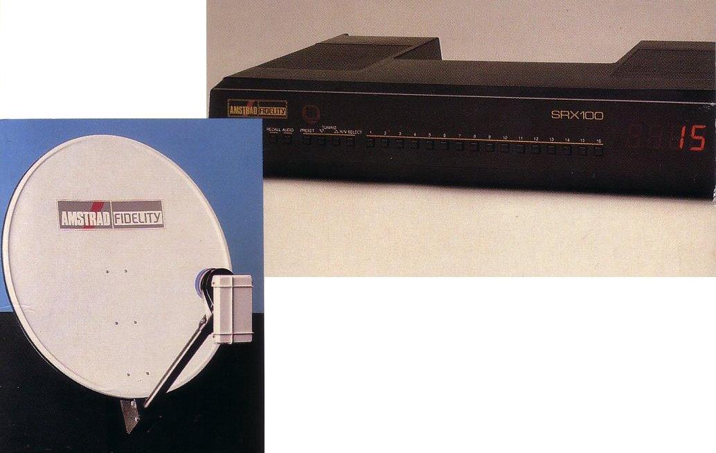 Amstrad SRX100 récepteur satellite avec parabole Sky