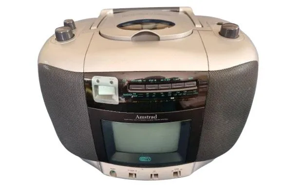 Amstrad CDTV50 combiné TV lecteur CD radio monochrome