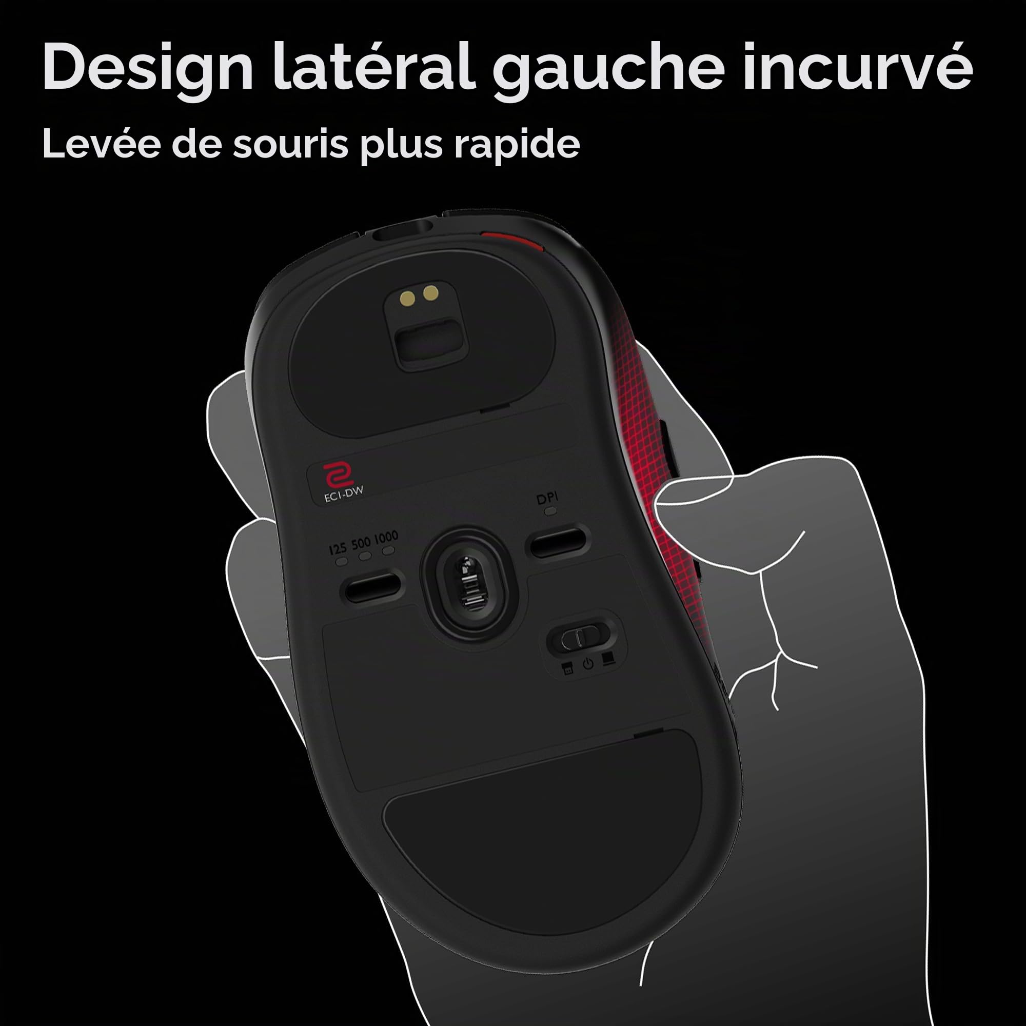 BenQ ZOWIE EC3-DW souris gaming sans fil 4K 59g