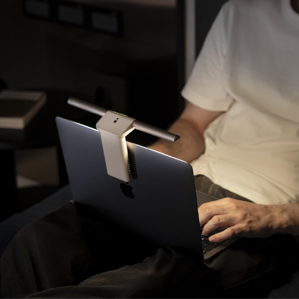 BenQ LaptopBar Lampe LED Bureau Noir Batterie Rechargeable