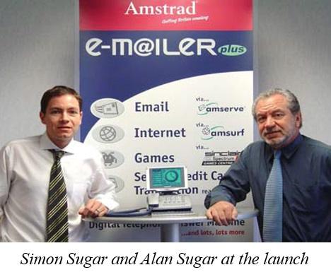Amstrad Emailer EM2001 téléphone email argent internet jeux