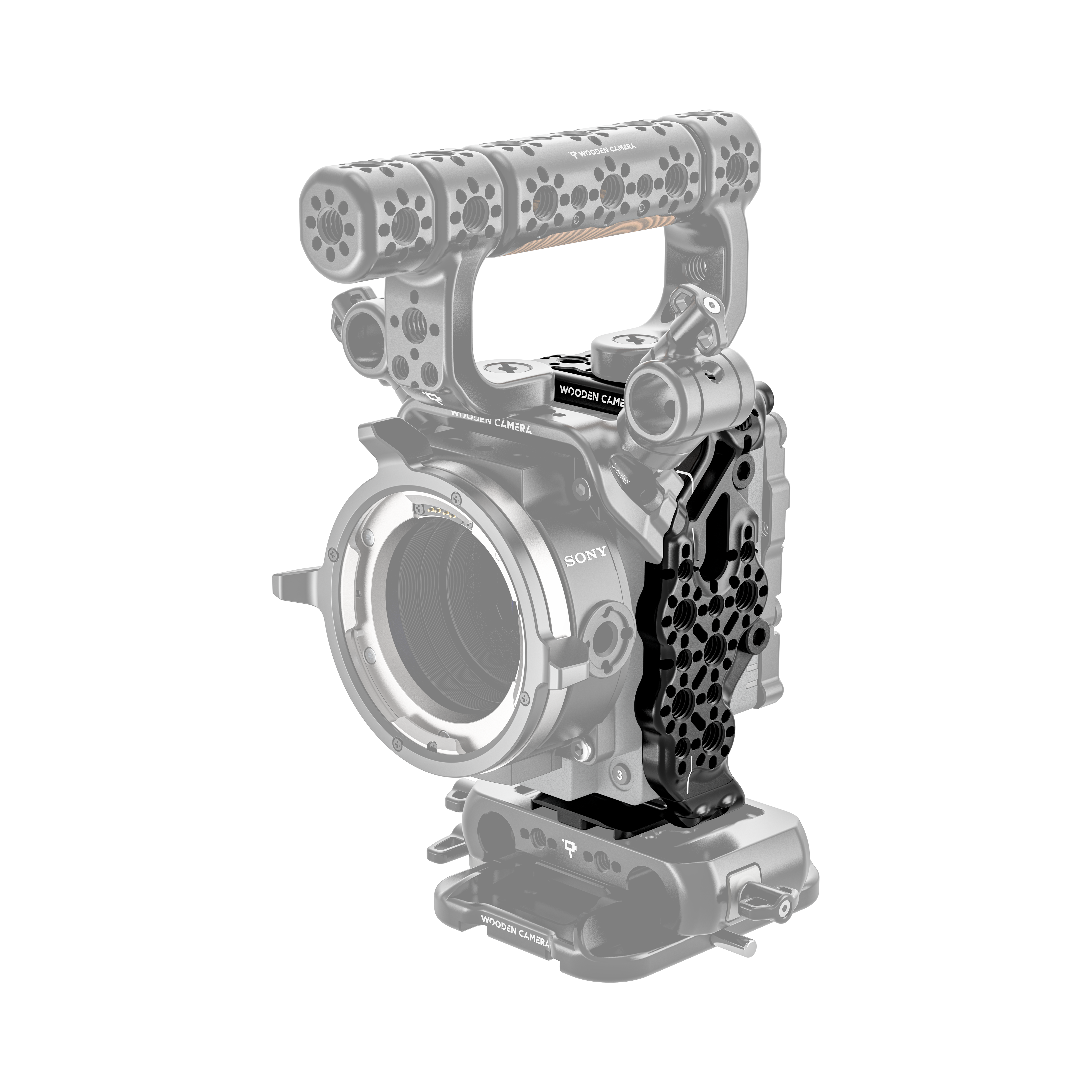 Wooden Camera Cage cage caméra Sony Rialto Mini ARCA