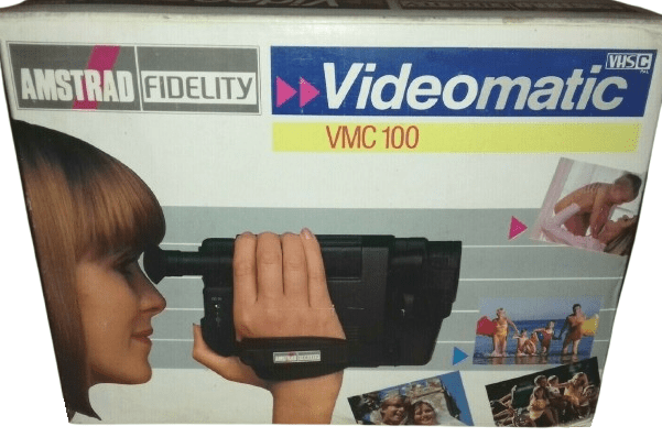 Amstrad VMC100 caméscope VHS-C Videomatic avec accessoires