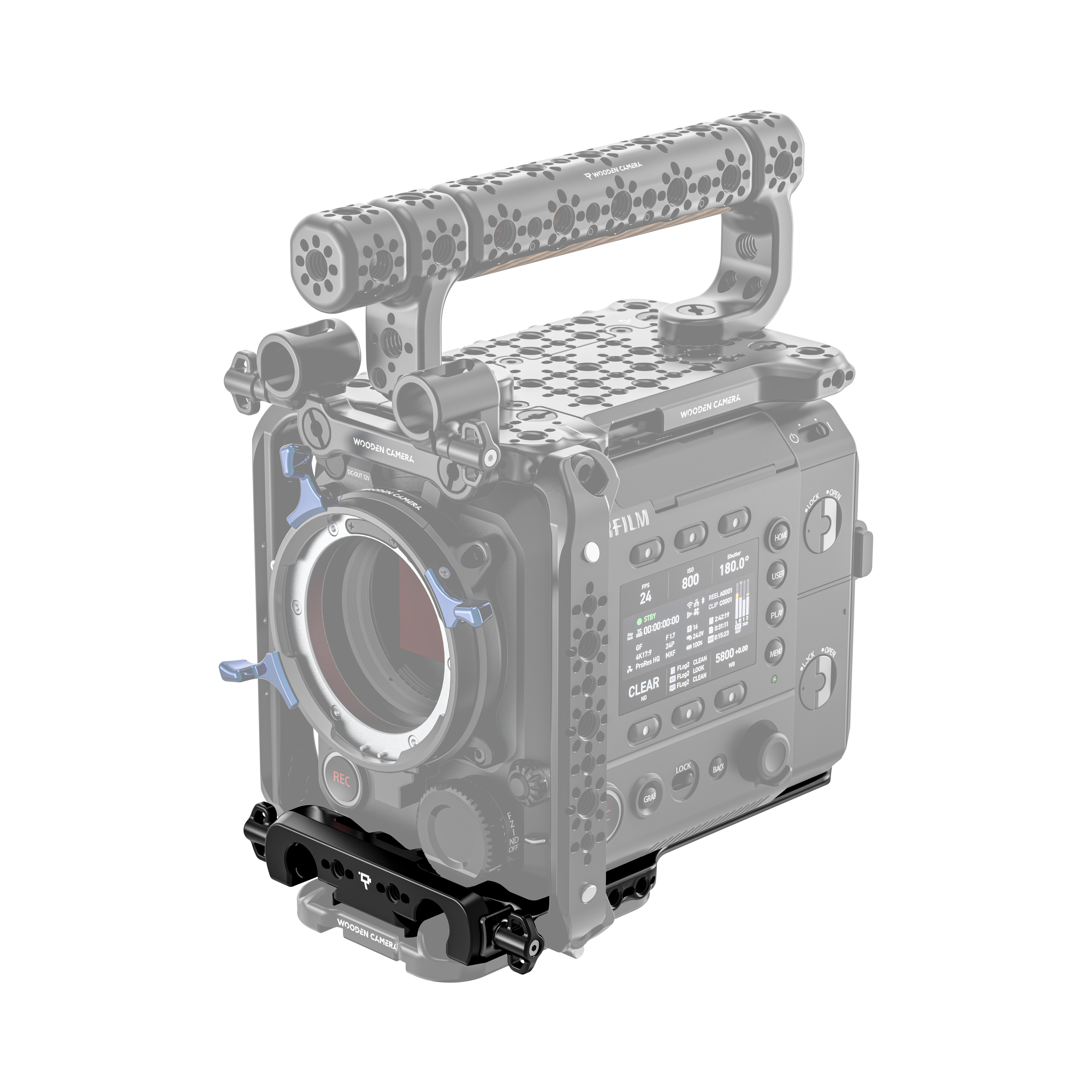Wooden Camera Camera Support Riser Plate plaque Fujifilm GFX