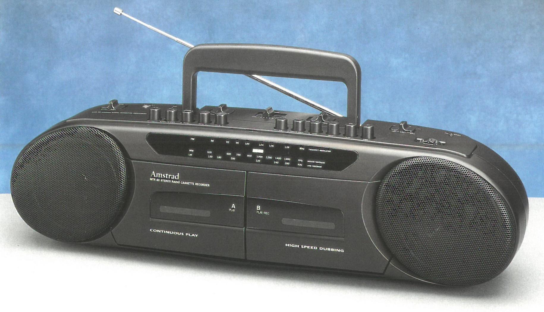 Amstrad Audio MTR20 radiocassette portable radio cassette