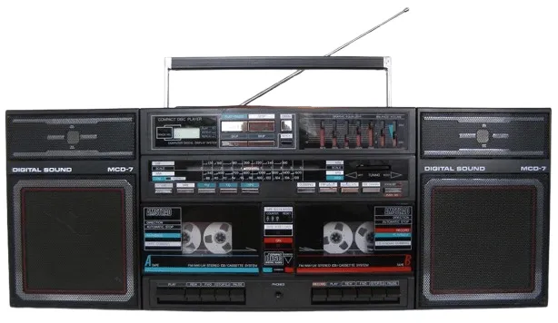 Amstrad Audio MCD7 chaîne stéréo portable CD double cassette