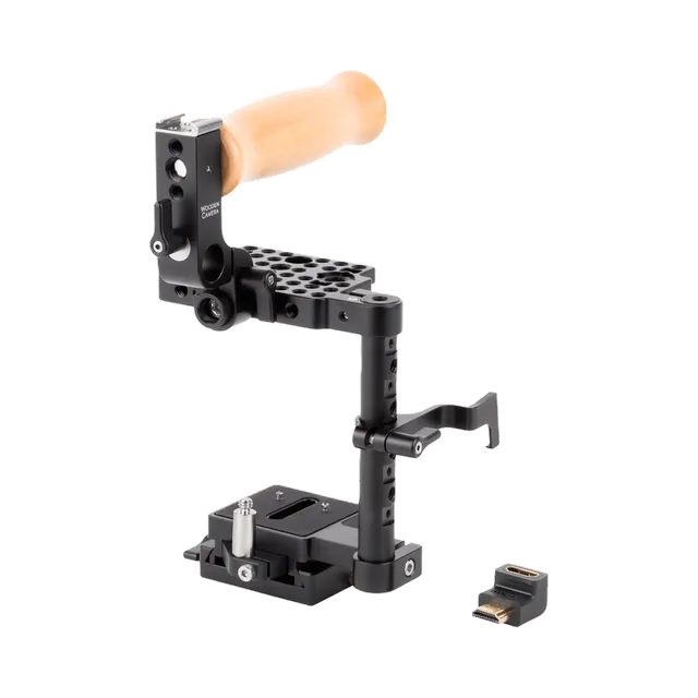 Wooden Camera Cages Unified BMPCC 4K/6K cage caméra poignée bois