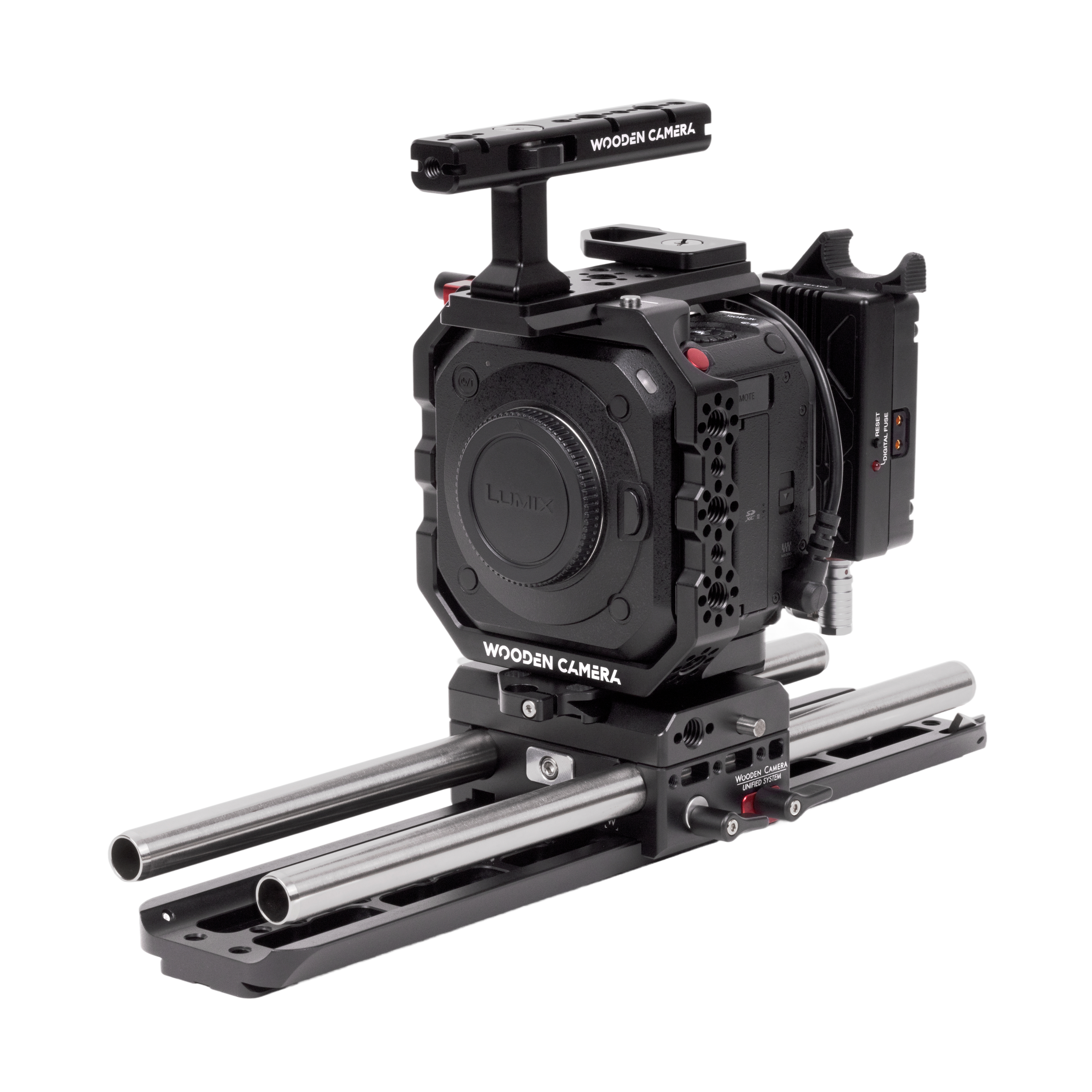 Wooden Camera Kit Panasonic BGH1 BS1H cage V-Mount Pro