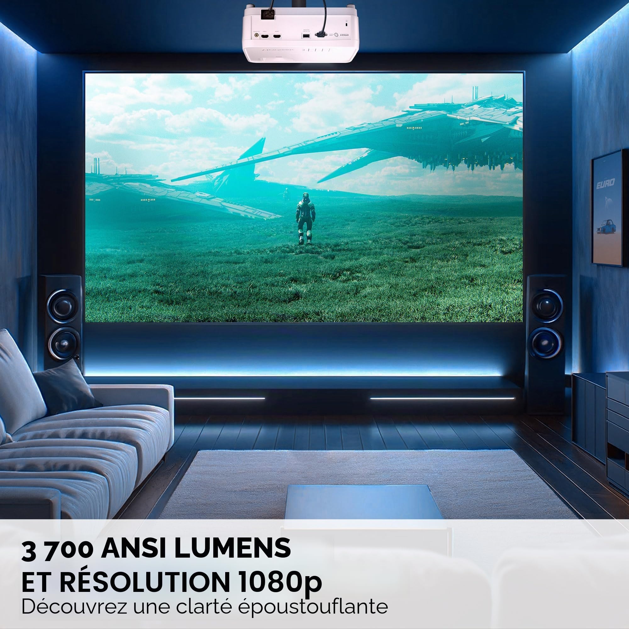 ViewSonic PX700HDH Vidéoprojecteur Full HD 1080p 3700 Lumens
