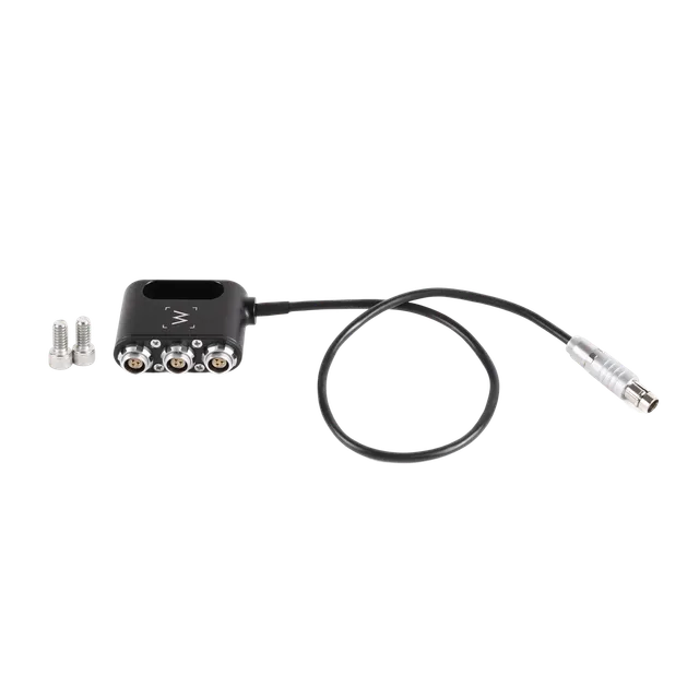 Wooden Camera 1 to 3 Mini Power Splitter Fischer 3pin