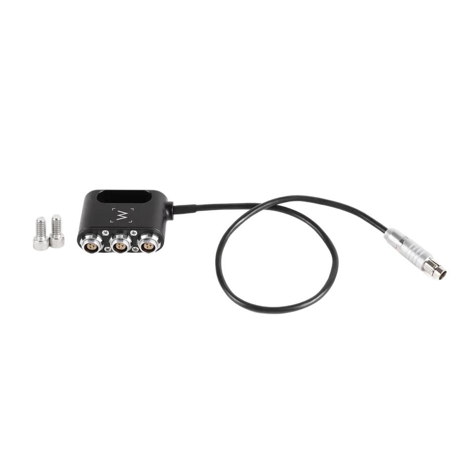 Wooden Camera 1 to 3 Mini Power Splitter Fischer 3pin
